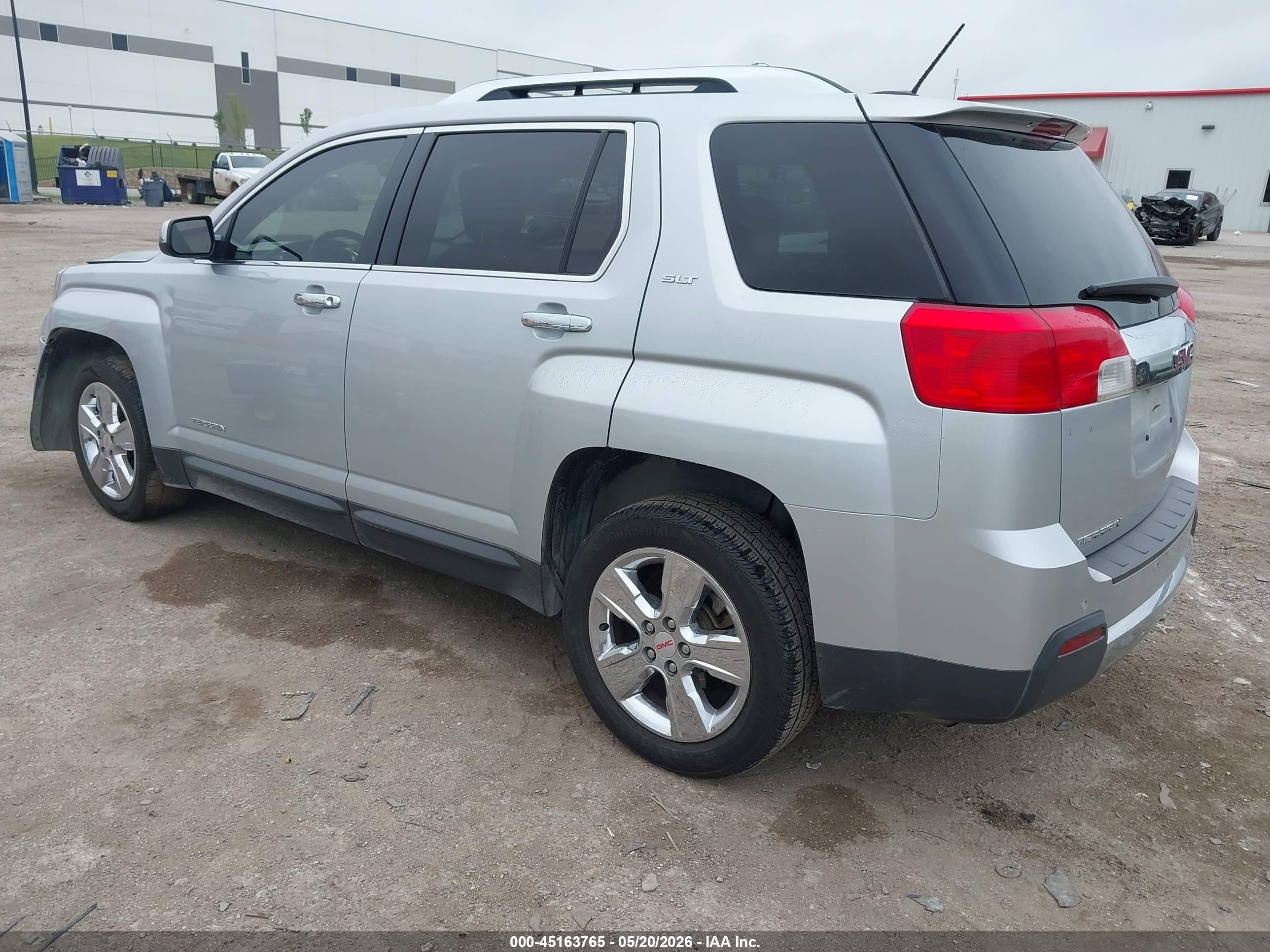 2015 Gmc Terrain Slt-2 Silver vin: 2GKALTEKXF6280067