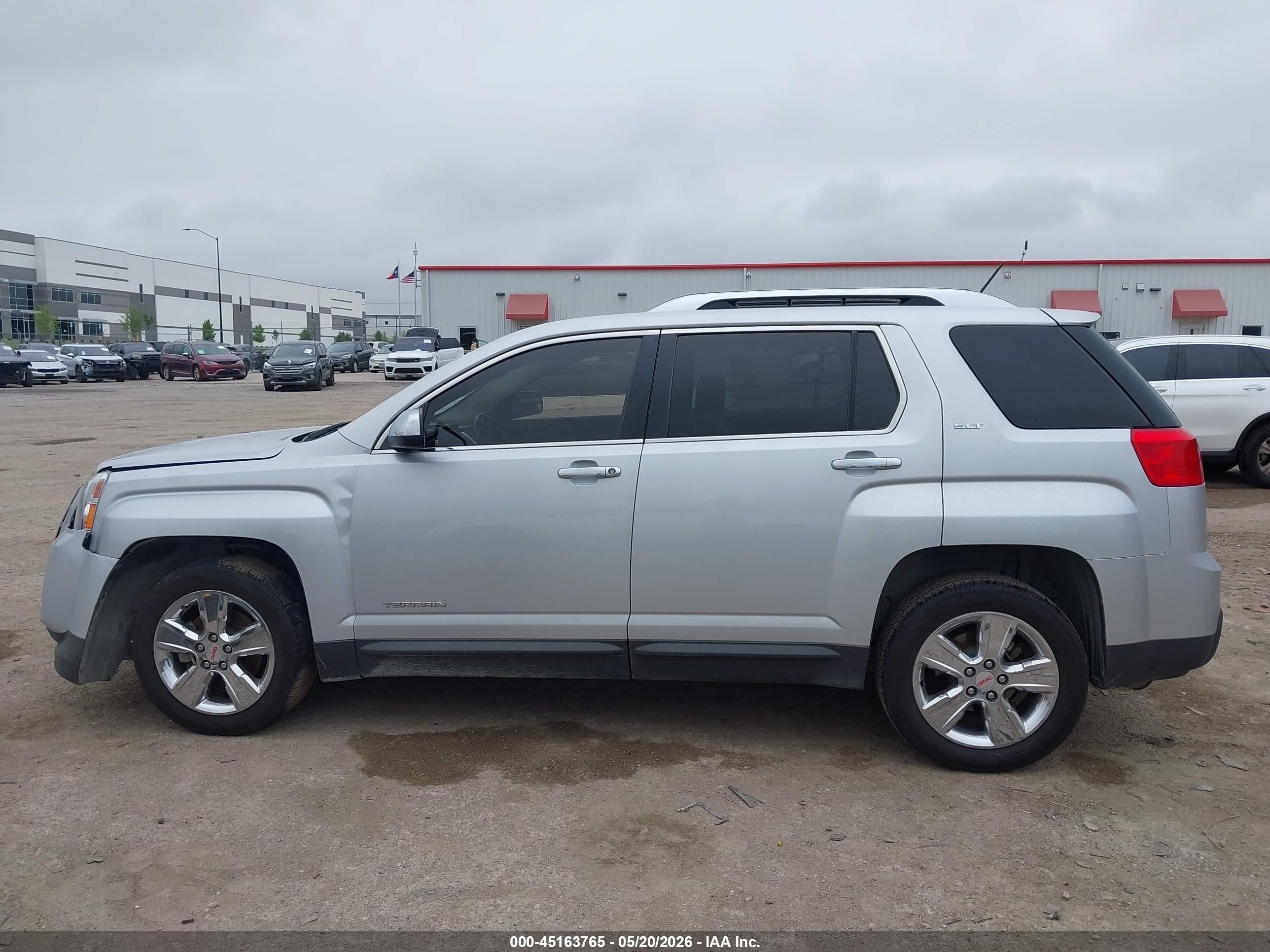 2015 Gmc Terrain Slt-2 Silver vin: 2GKALTEKXF6280067