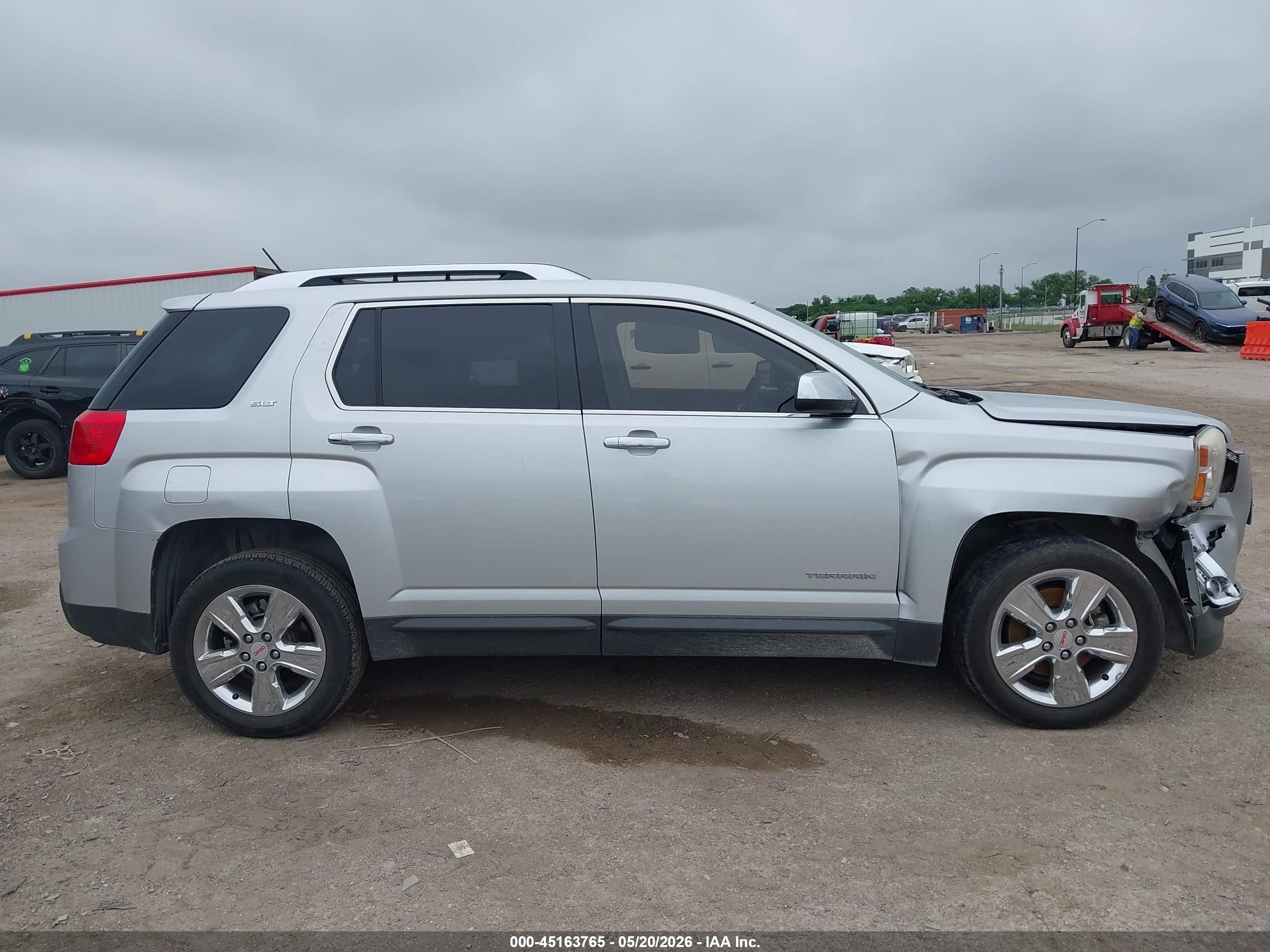 2015 Gmc Terrain Slt-2 Silver vin: 2GKALTEKXF6280067