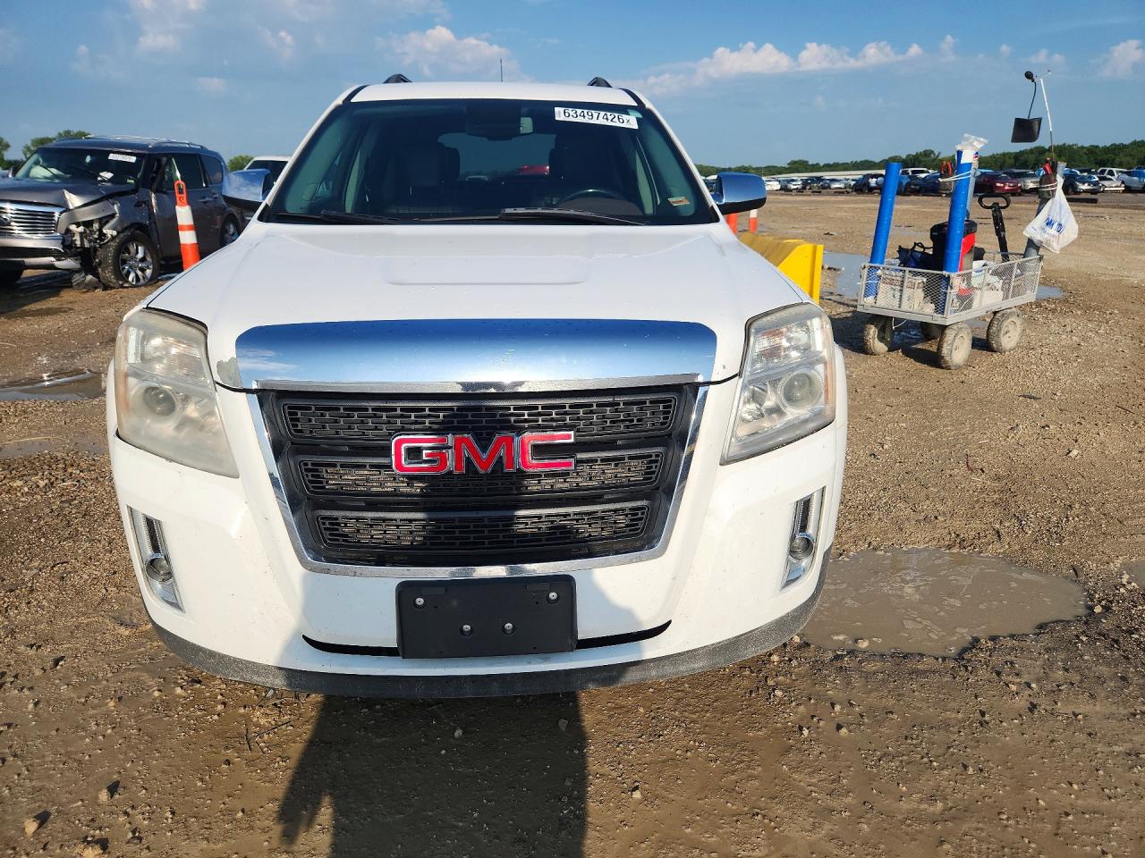 2012 Gmc Terrain Slt White vin: 2GKALUEK0C6156343