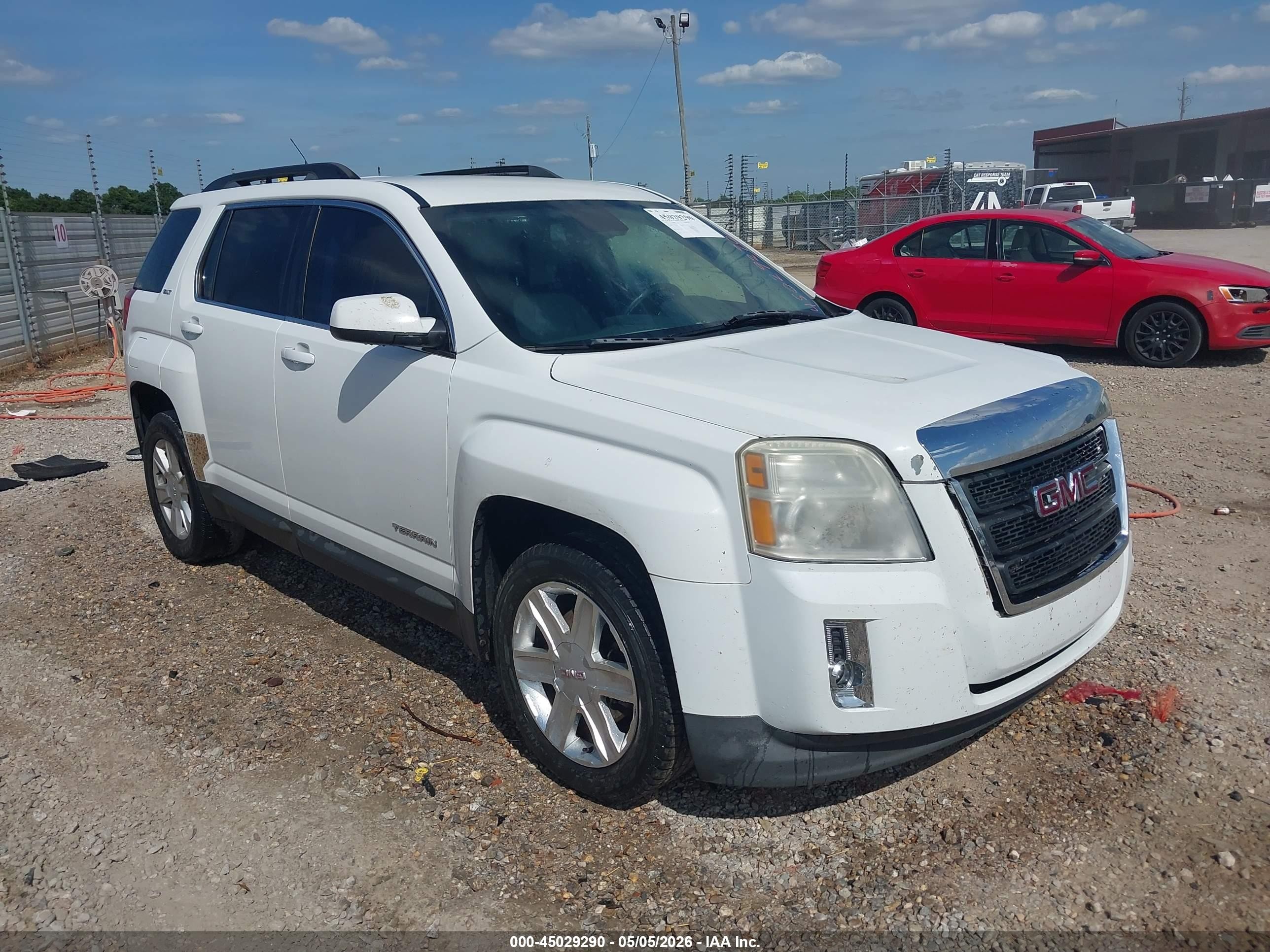 2012 Gmc Terrain Slt-1 White vin: 2GKALUEK0C6366117