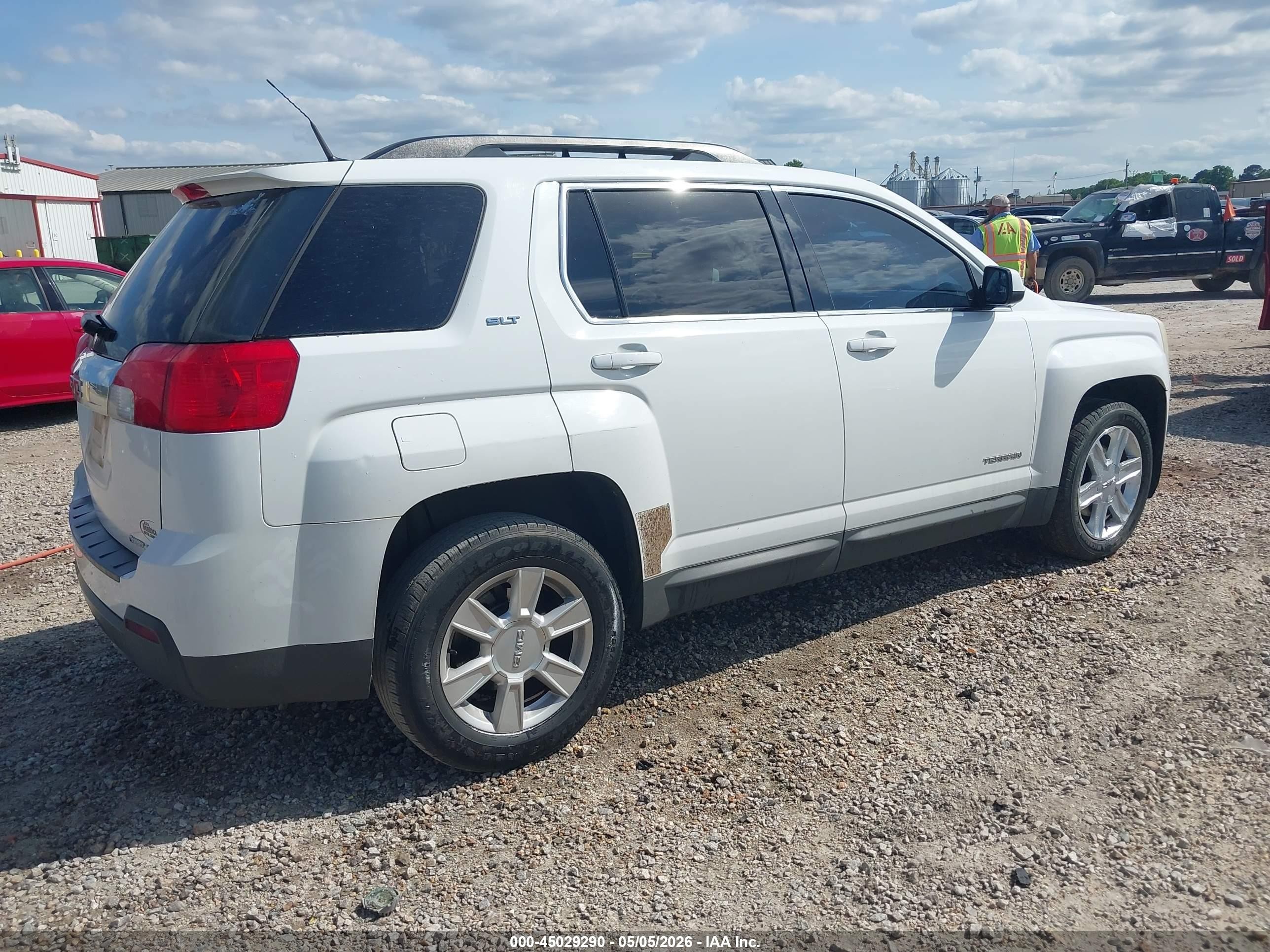 2012 Gmc Terrain Slt-1 White vin: 2GKALUEK0C6366117
