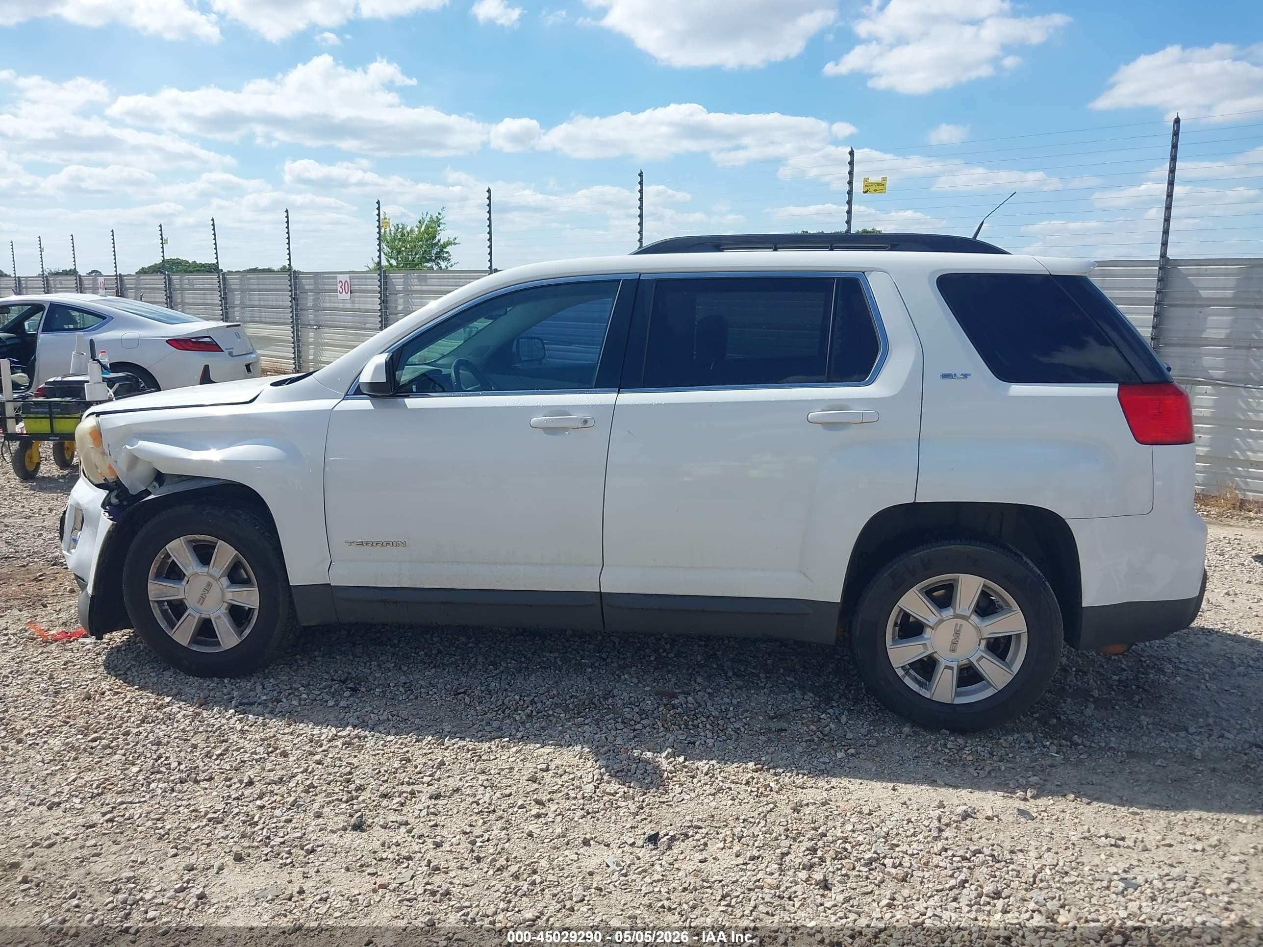 2012 Gmc Terrain Slt-1 White vin: 2GKALUEK0C6366117