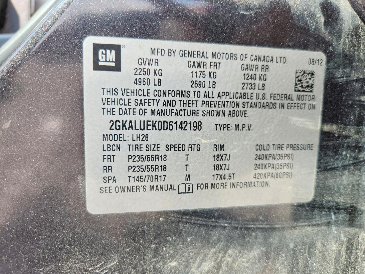 2013 Gmc Terrain Slt Gray vin: 2GKALUEK0D6142198