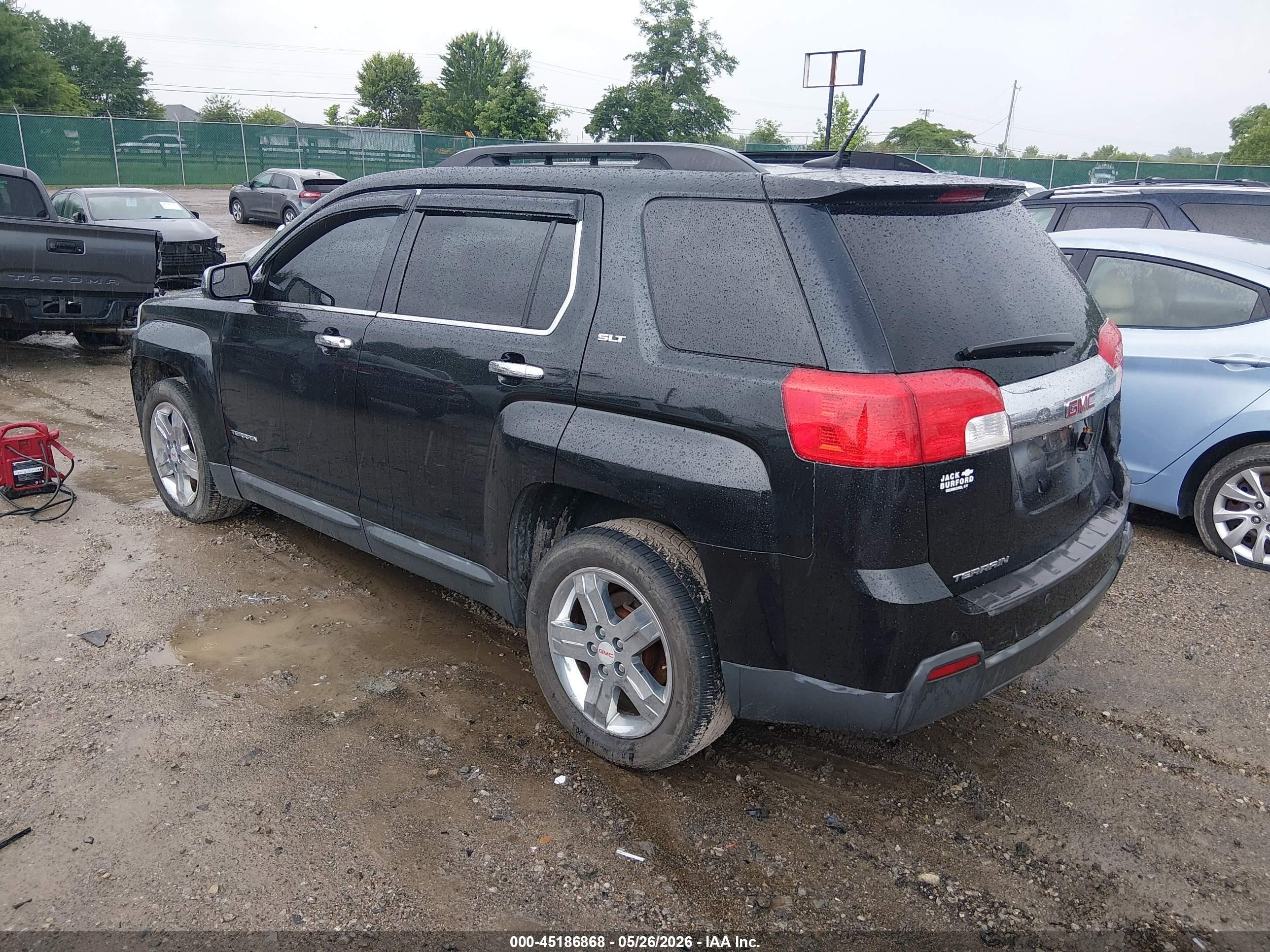 2013 Gmc Terrain Slt-1 Black vin: 2GKALUEK0D6251308