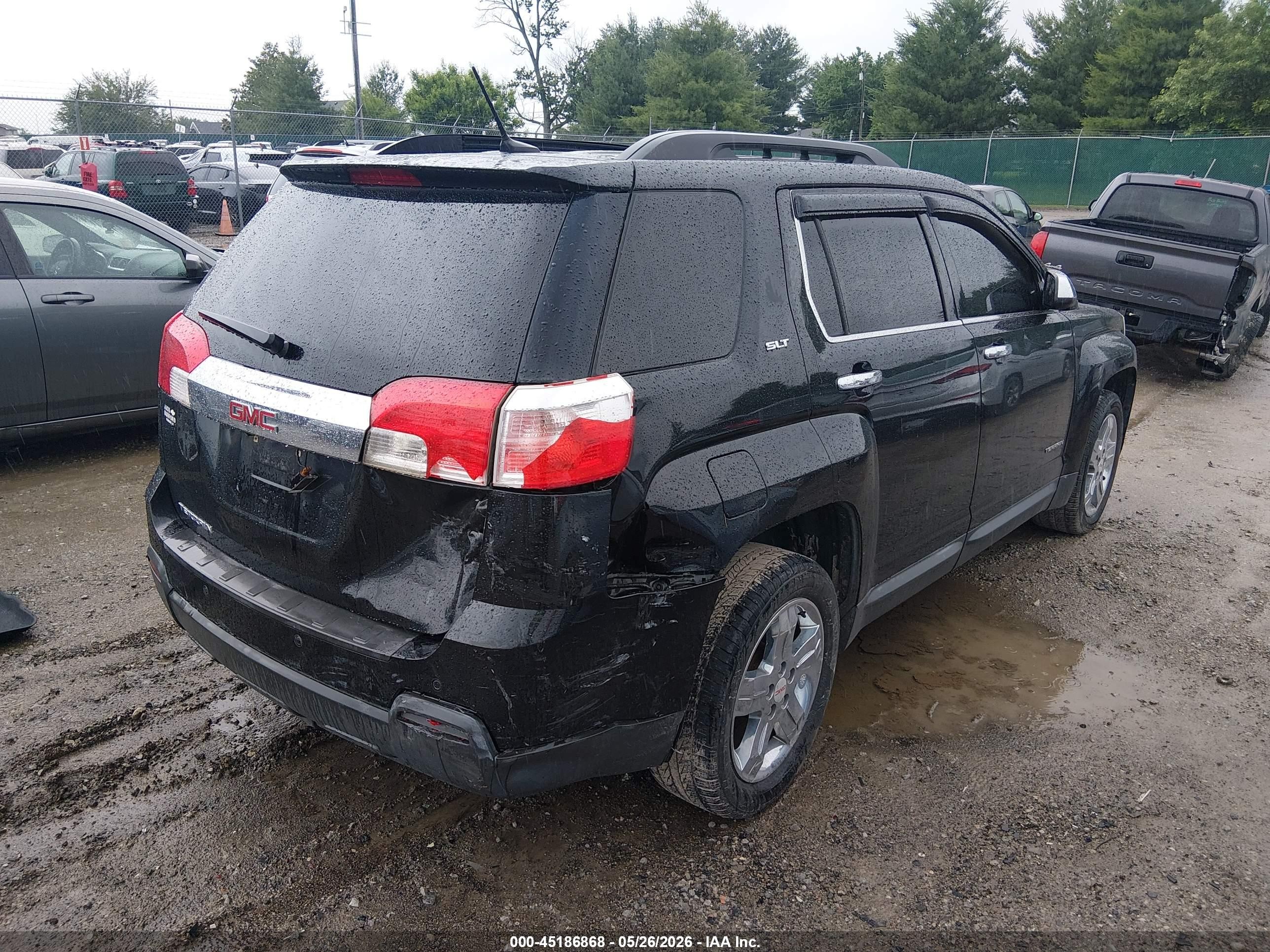 2013 Gmc Terrain Slt-1 Black vin: 2GKALUEK0D6251308