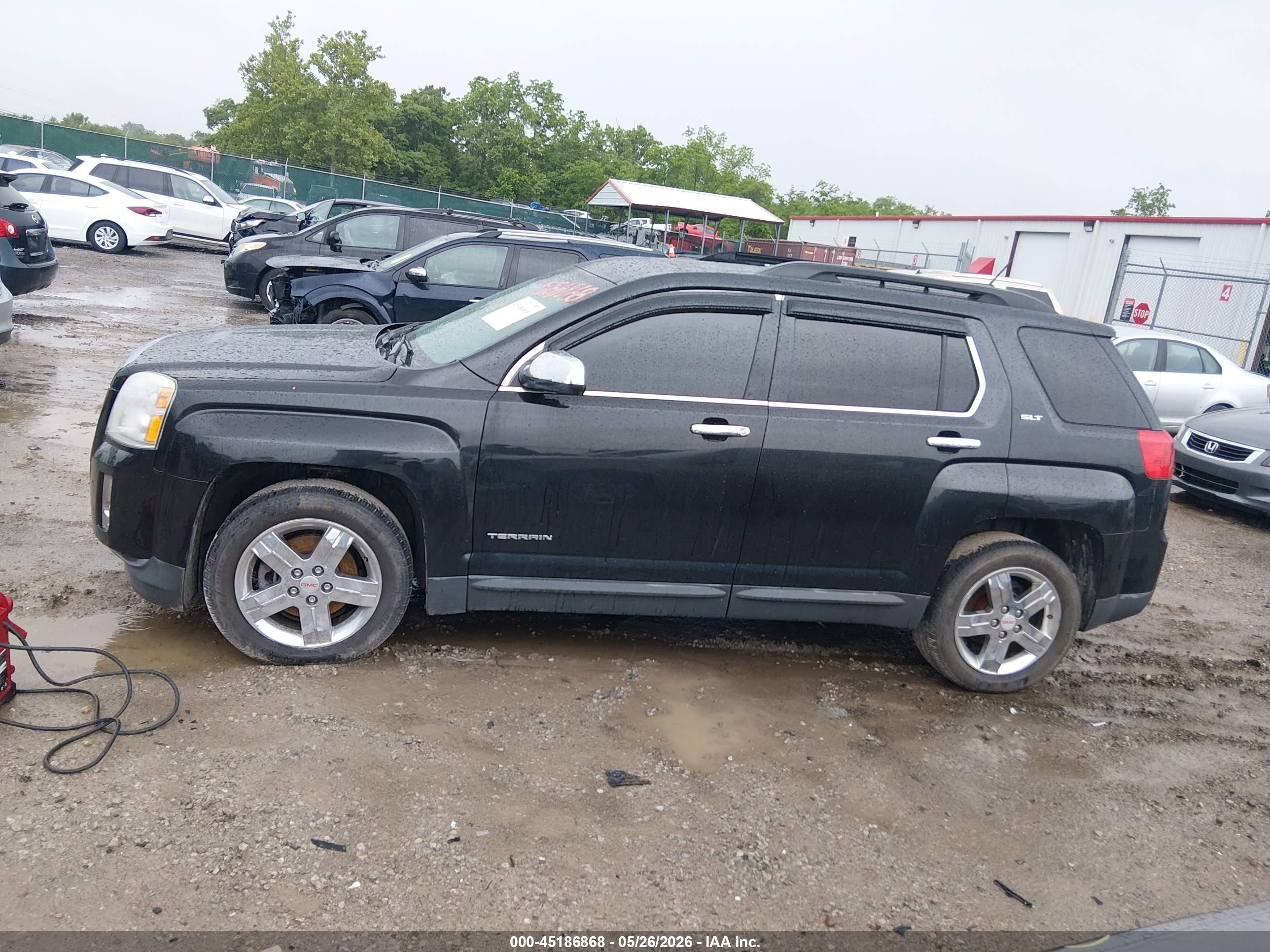 2013 Gmc Terrain Slt-1 Black vin: 2GKALUEK0D6251308