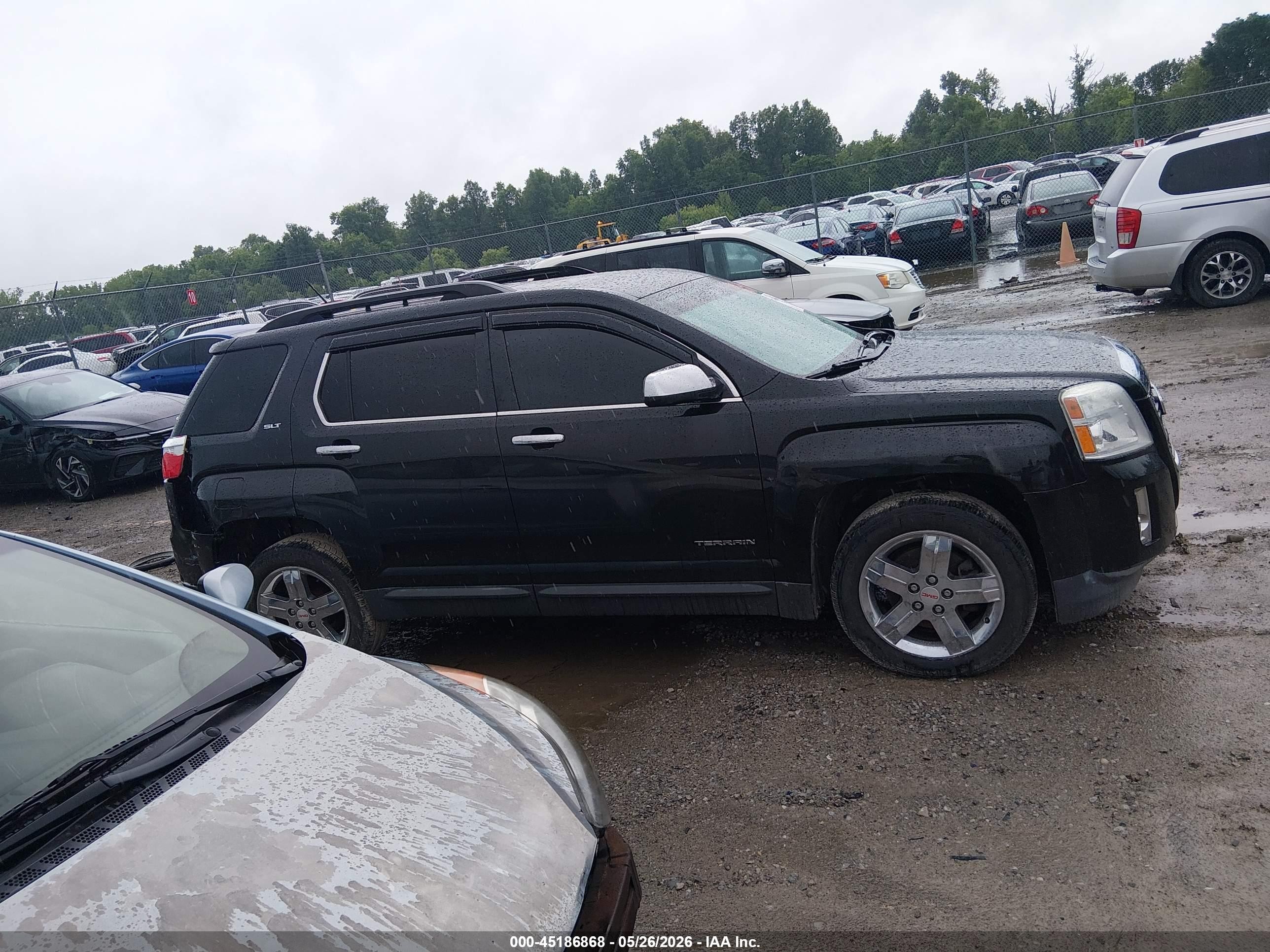 2013 Gmc Terrain Slt-1 Black vin: 2GKALUEK0D6251308