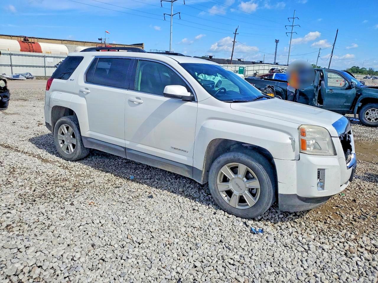 2013 Gmc Terrain Slt Белый vin: 2GKALUEK0D6414426
