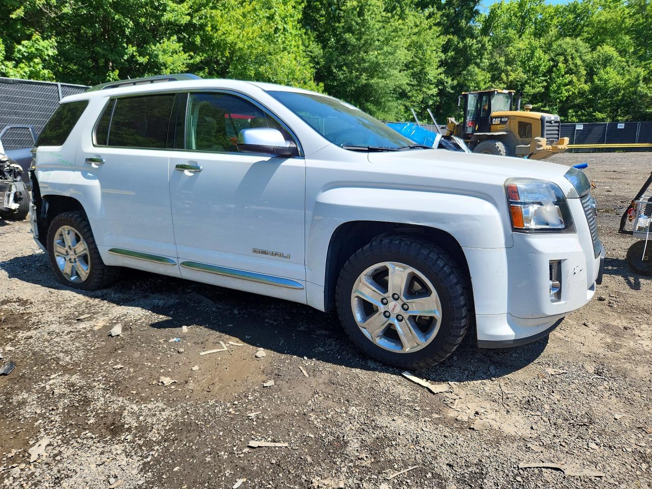 2014 Gmc Terrain Denali White vin: 2GKALUEK0E6131848