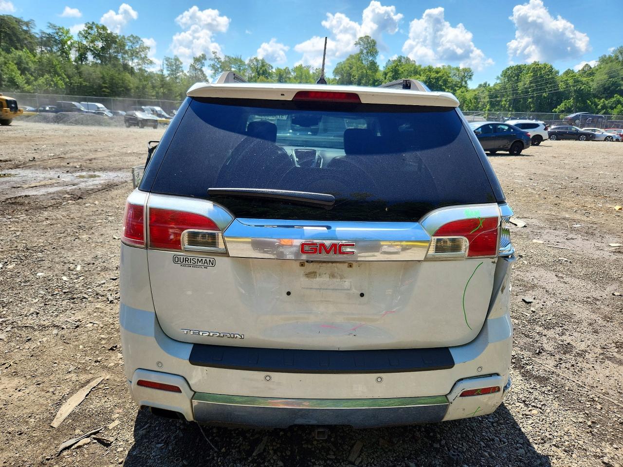 2014 Gmc Terrain Denali White vin: 2GKALUEK0E6131848