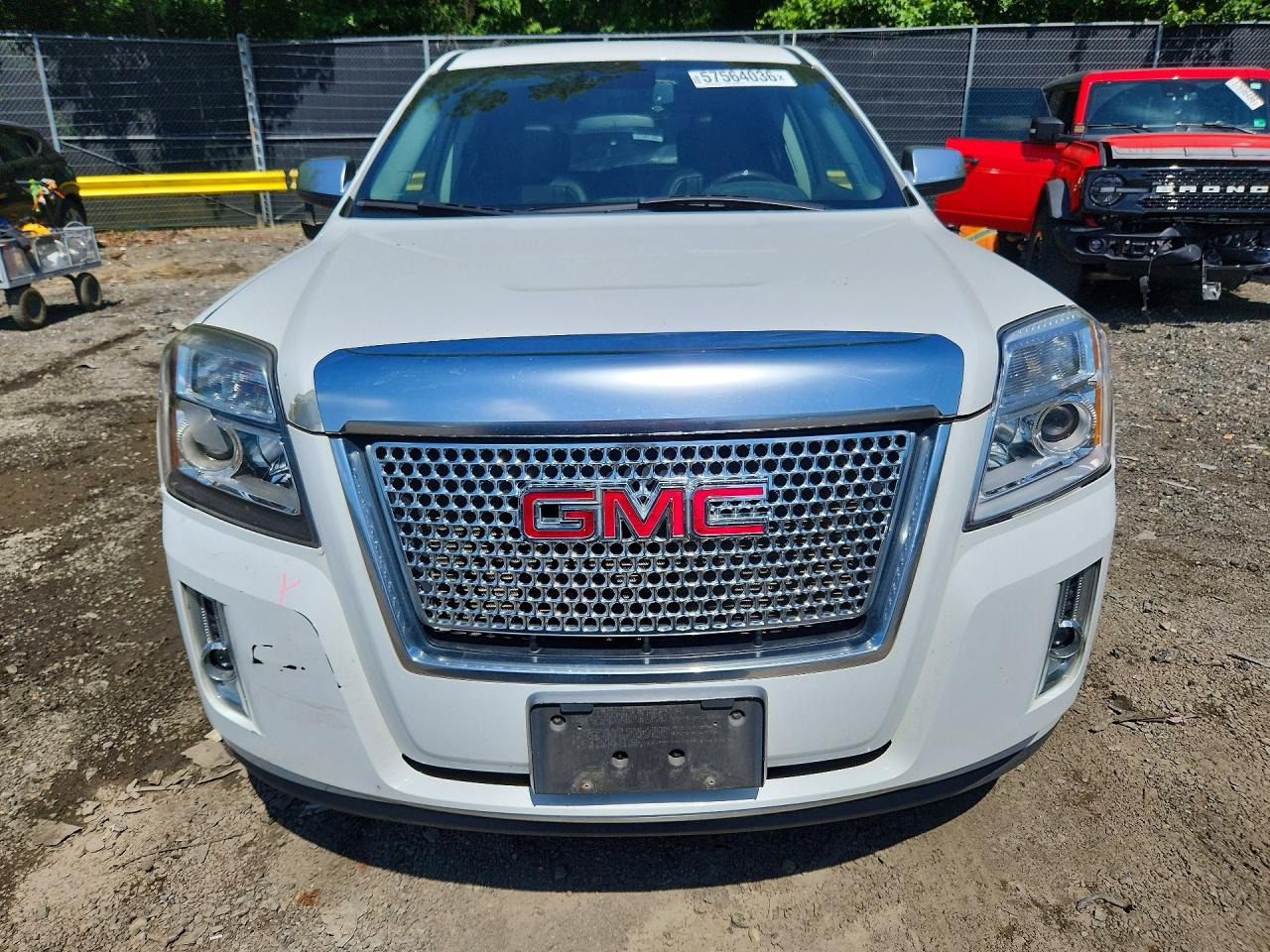 2014 Gmc Terrain Denali White vin: 2GKALUEK0E6131848