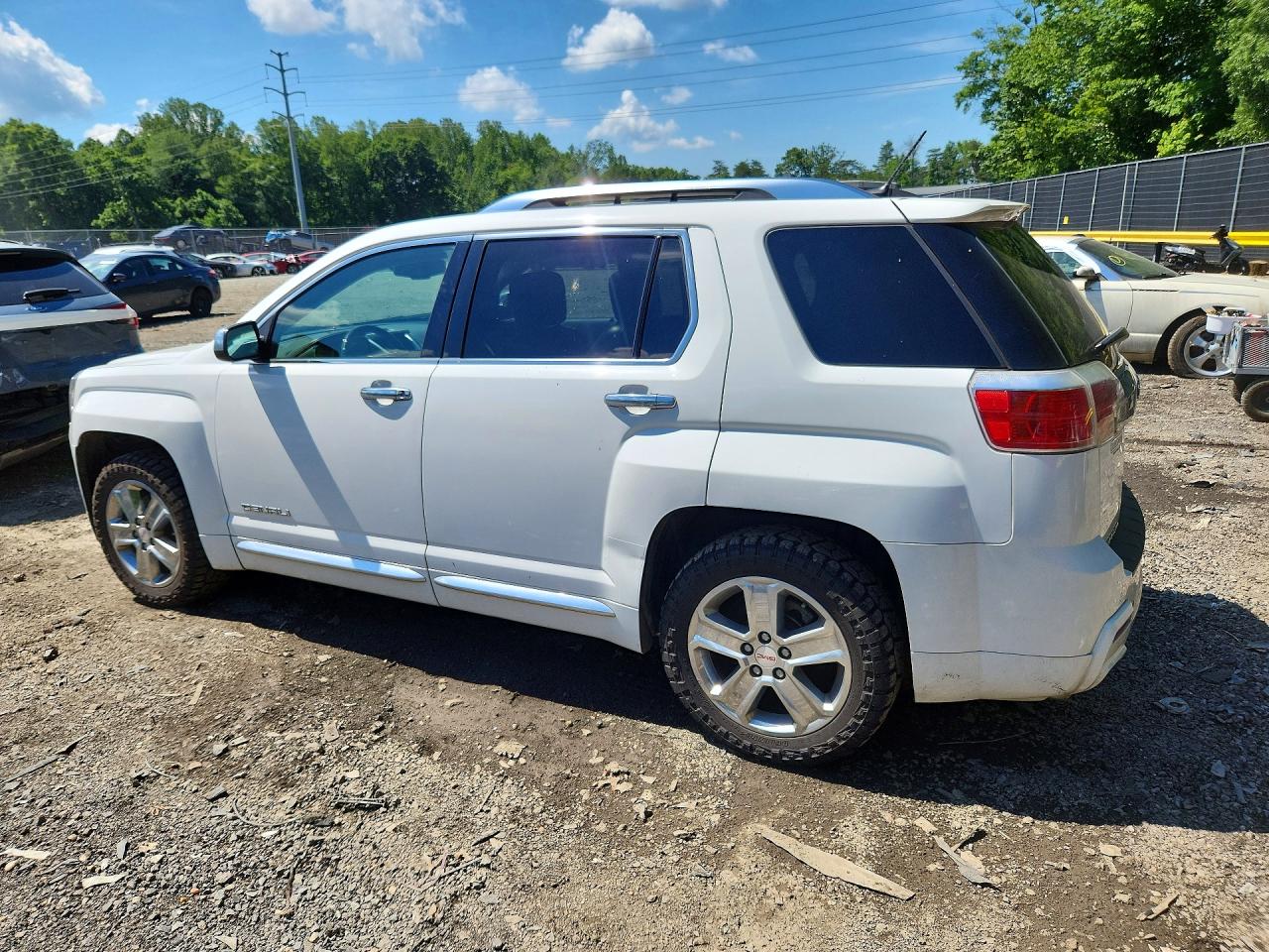 2014 Gmc Terrain Denali White vin: 2GKALUEK0E6131848