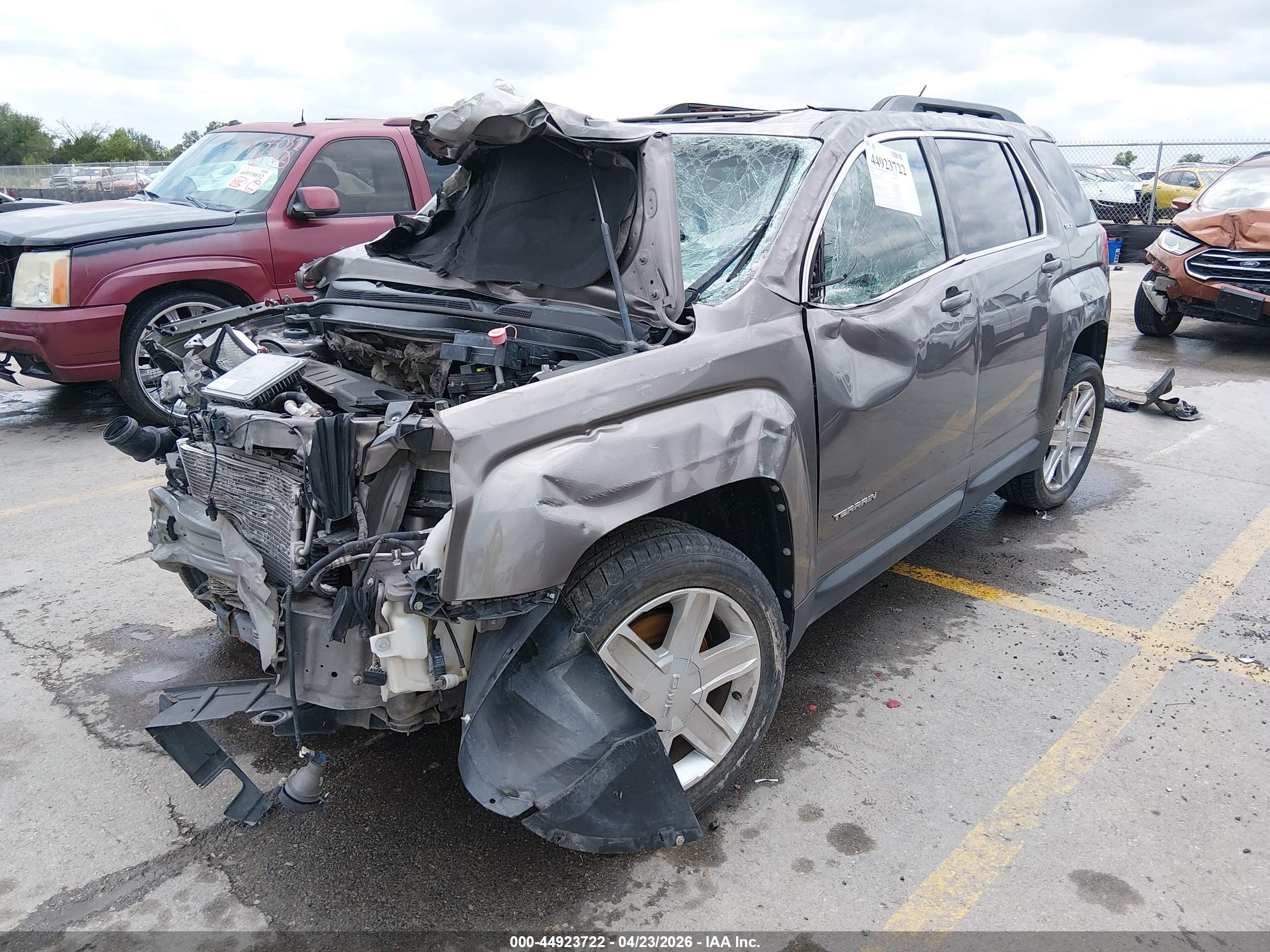 2012 Gmc Terrain Slt-1 Серый vin: 2GKALUEK1C6116336