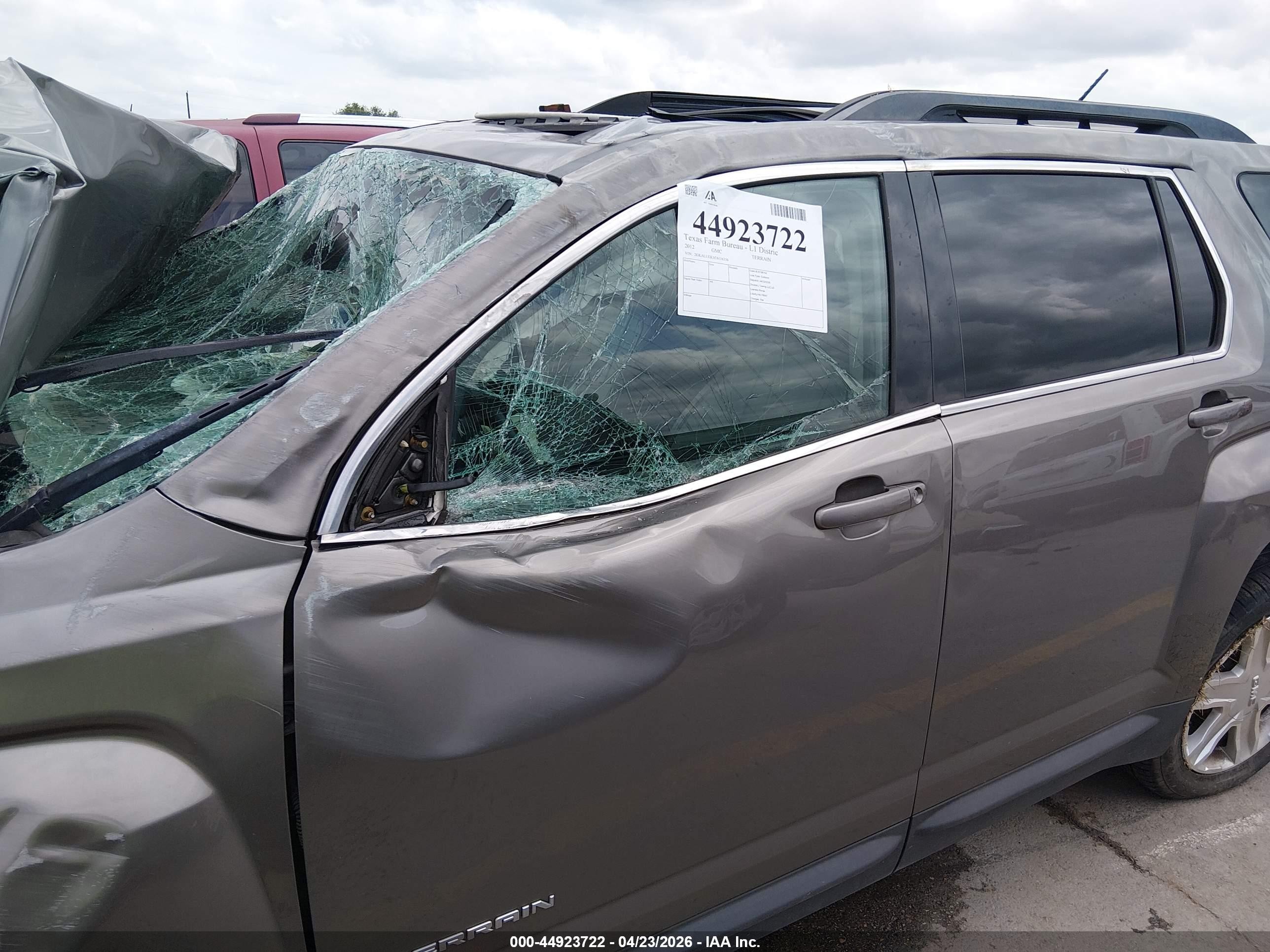 2012 Gmc Terrain Slt-1 Серый vin: 2GKALUEK1C6116336