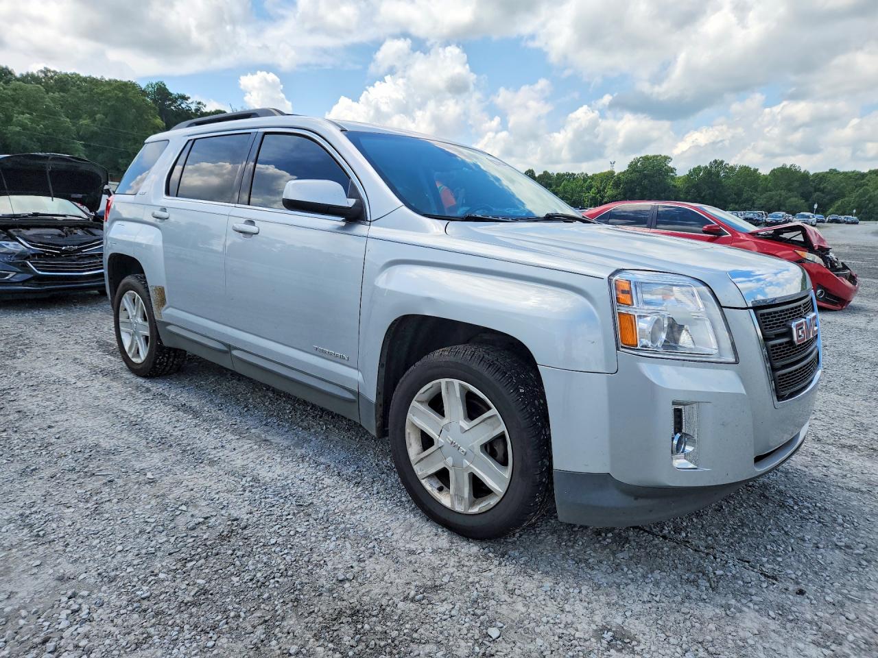 2012 Gmc Terrain Slt Silver vin: 2GKALUEK1C6347933