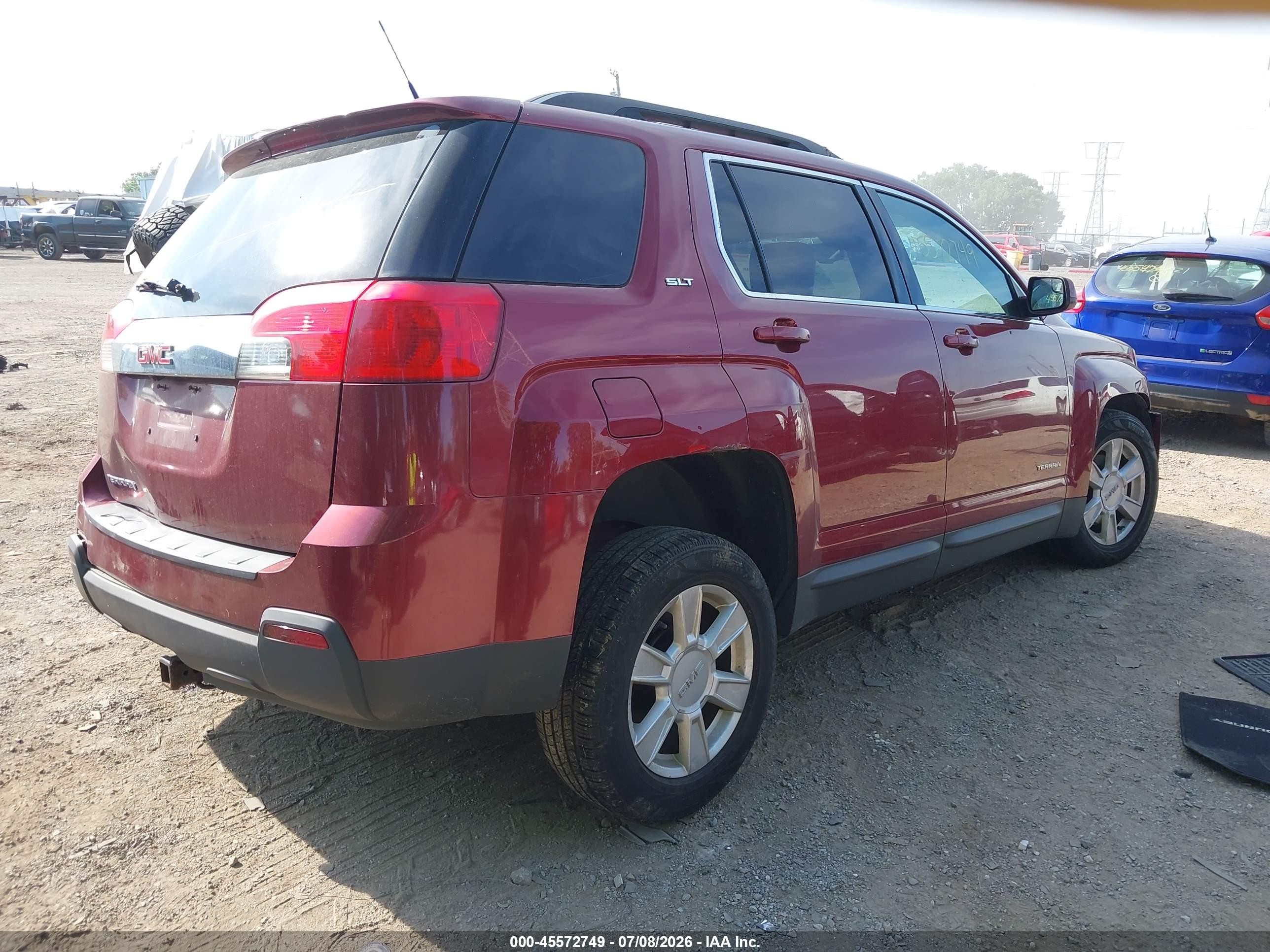 2012 Gmc Terrain Slt-1 Red vin: 2GKALUEK1C6393147