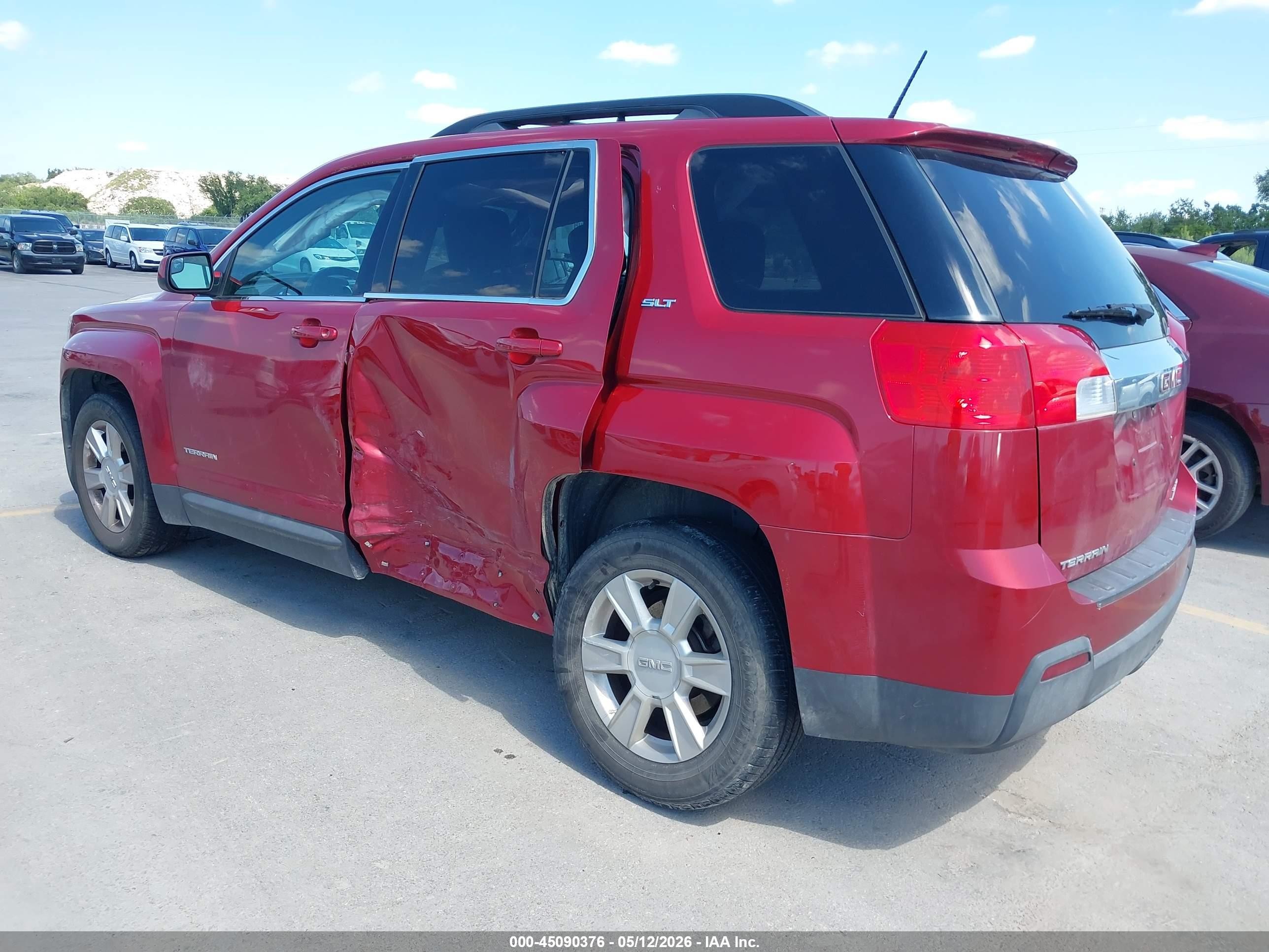 2013 Gmc Terrain Slt-1 Red vin: 2GKALUEK1D6383557