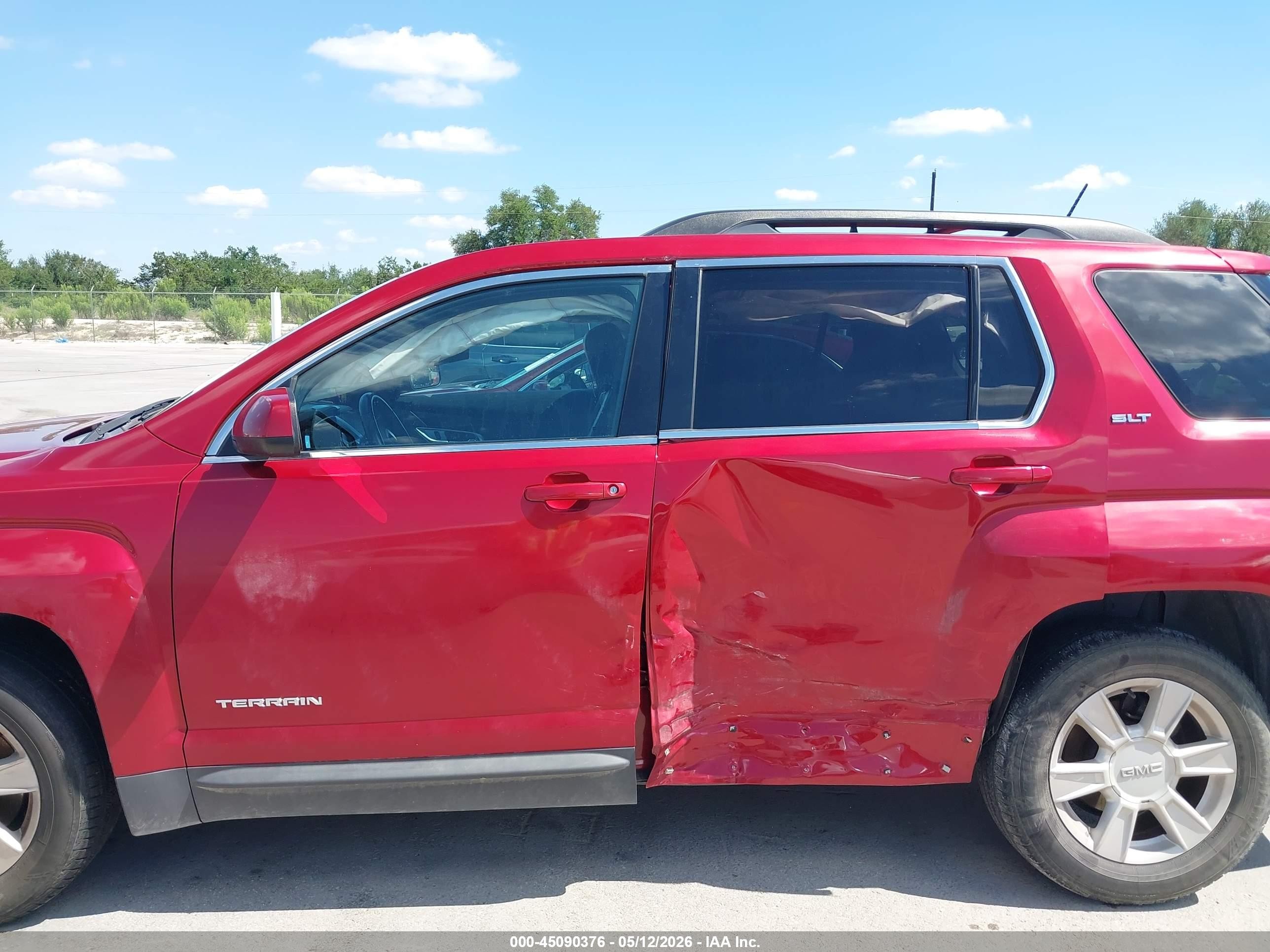 2013 Gmc Terrain Slt-1 Red vin: 2GKALUEK1D6383557