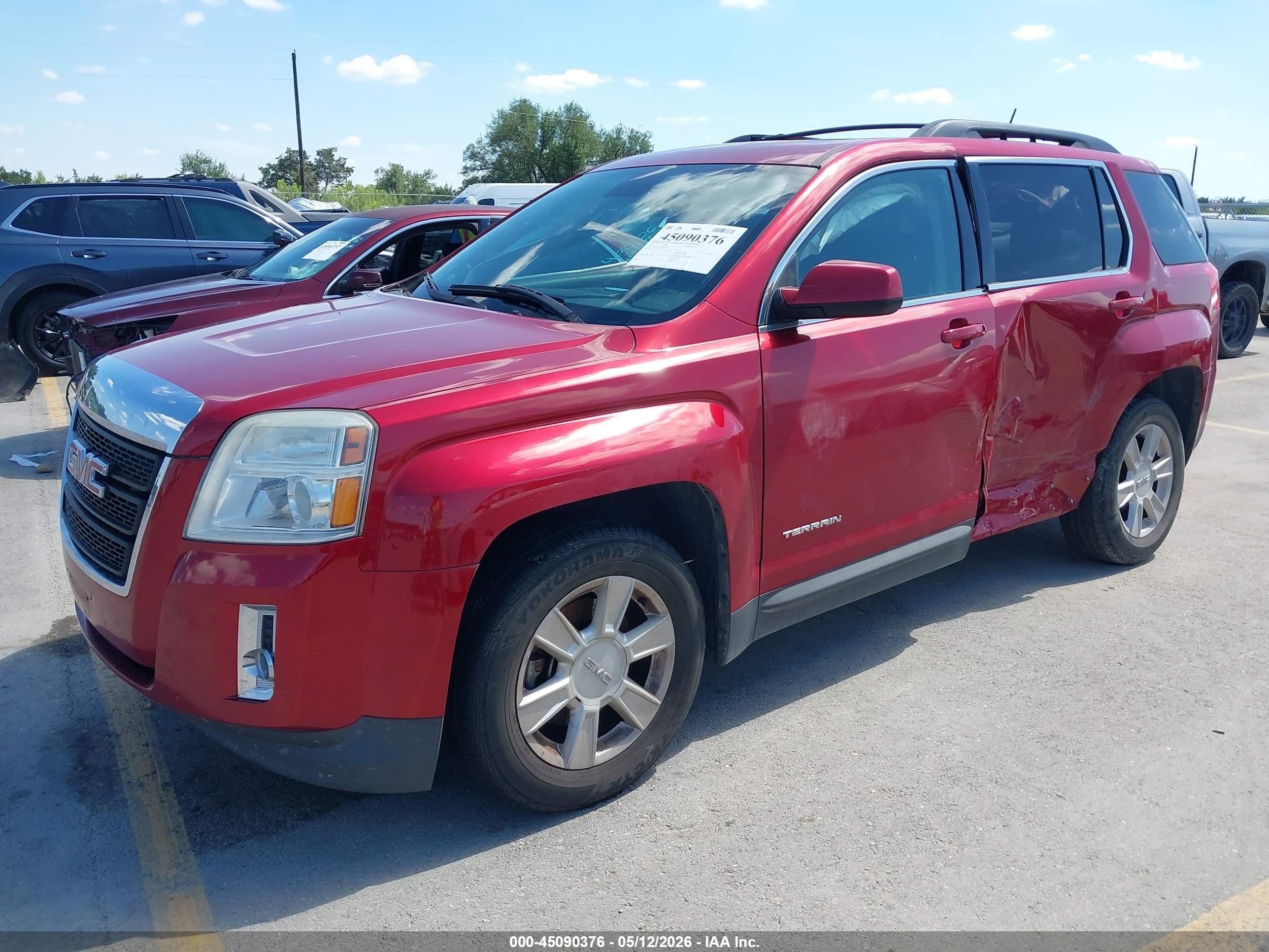 2013 Gmc Terrain Slt-1 Red vin: 2GKALUEK1D6383557