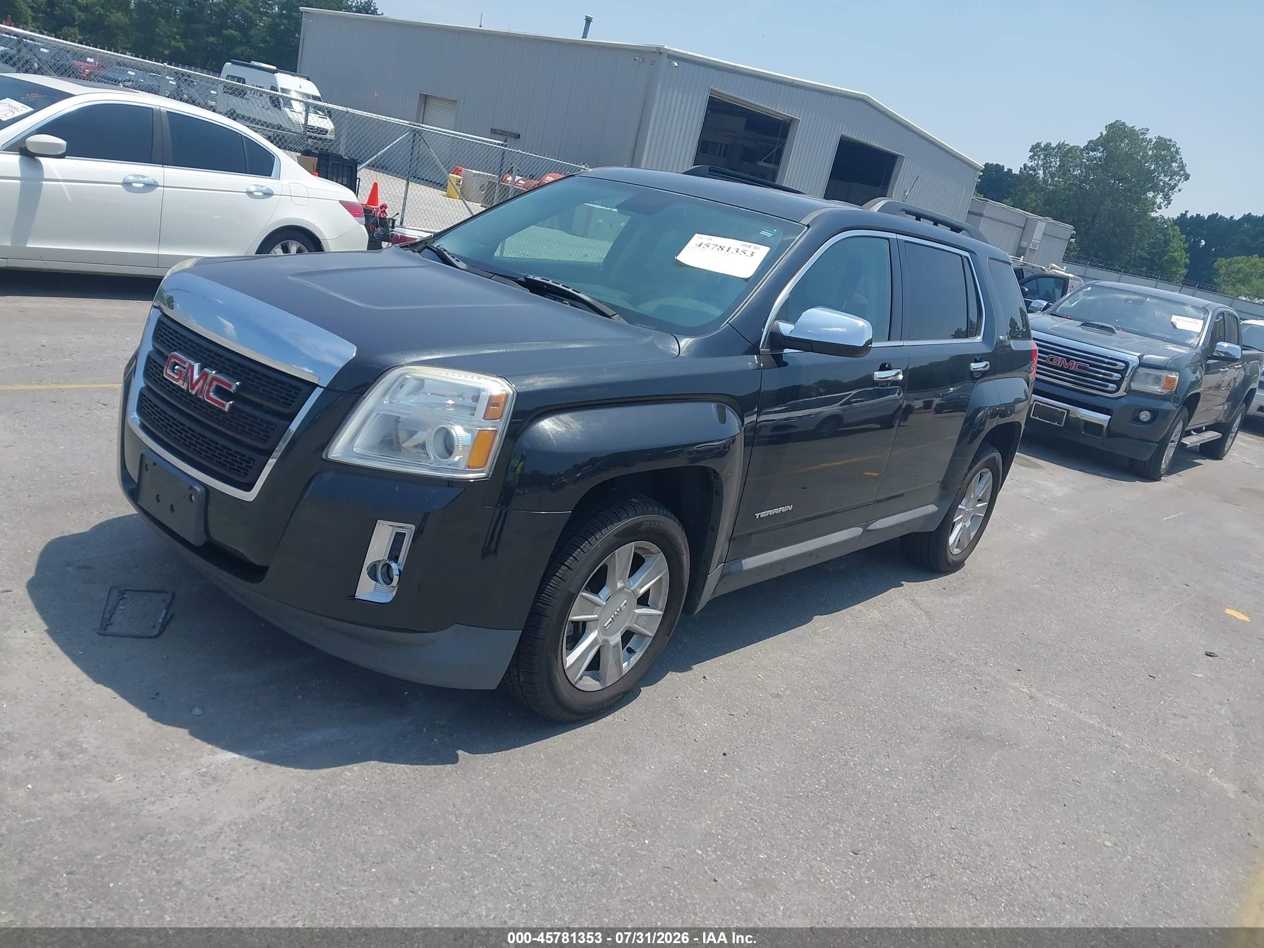 2013 Gmc Terrain Slt-1 Black vin: 2GKALUEK2D6155339