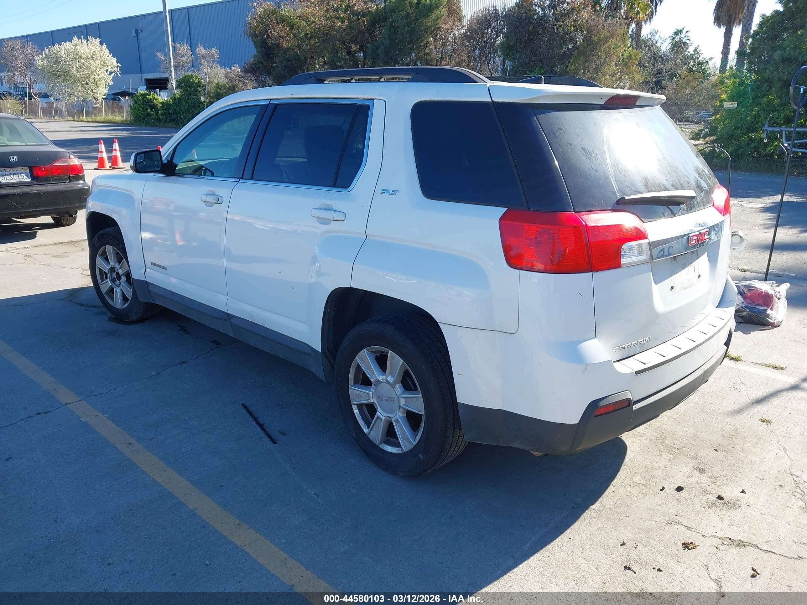 2013 Gmc Terrain Slt-1 White vin: 2GKALUEK2D6230783
