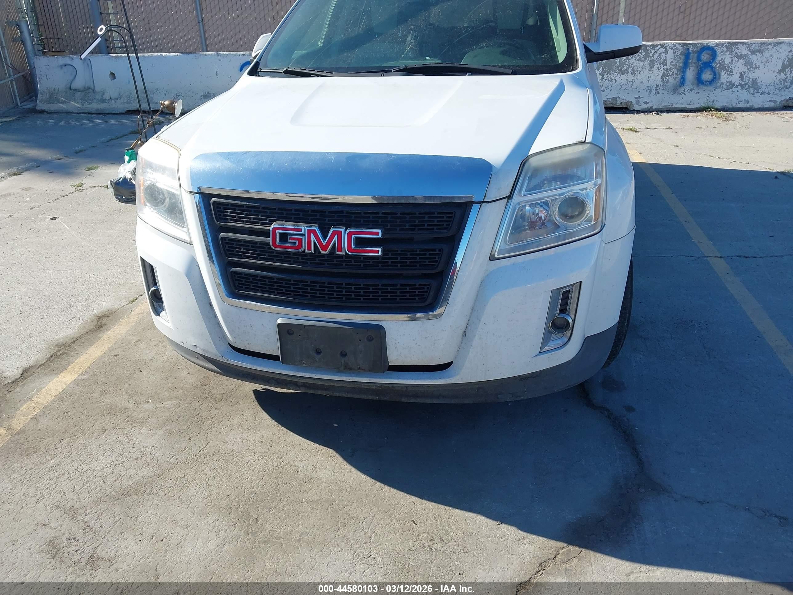2013 Gmc Terrain Slt-1 White vin: 2GKALUEK2D6230783
