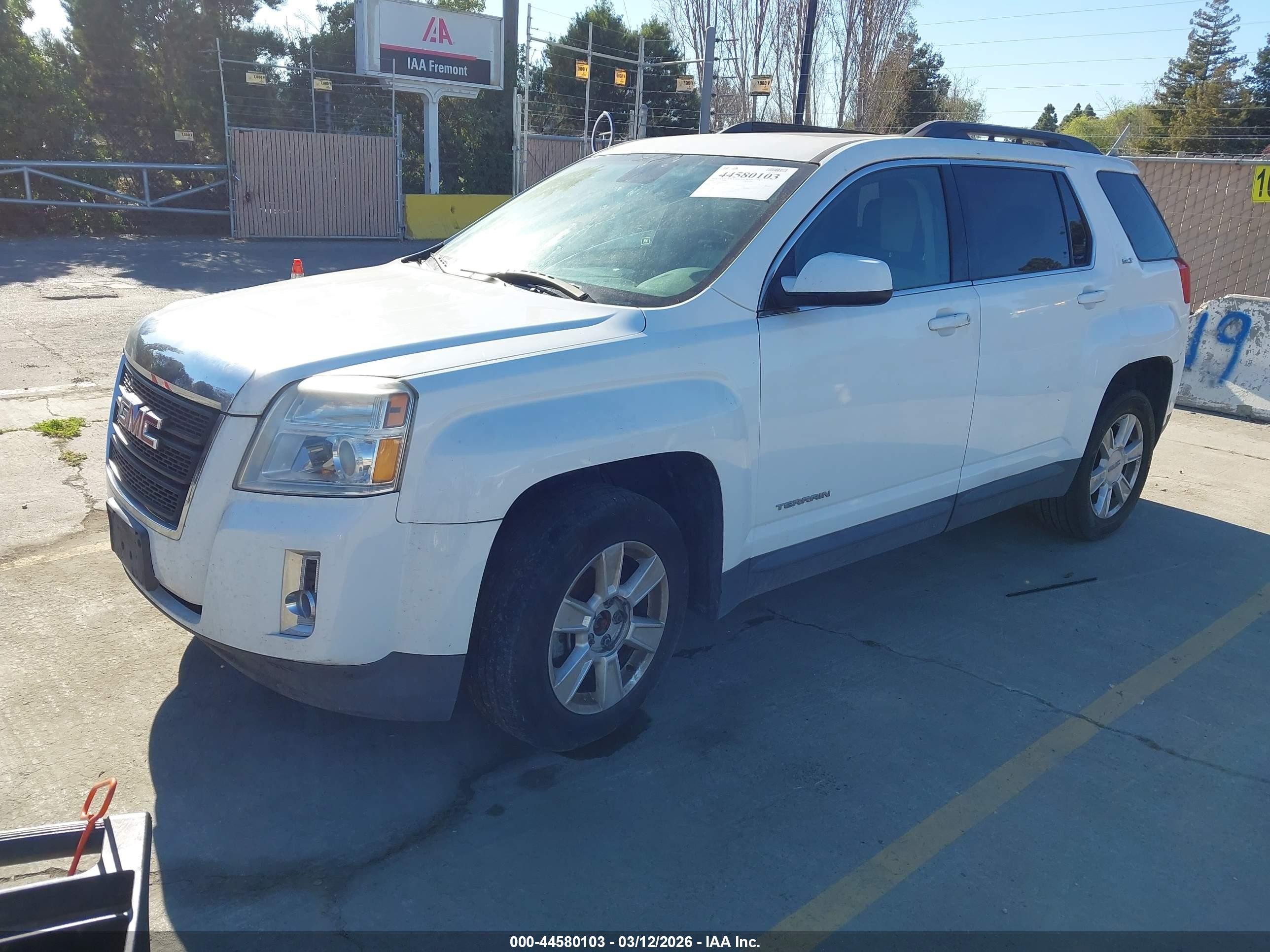 2013 Gmc Terrain Slt-1 White vin: 2GKALUEK2D6230783