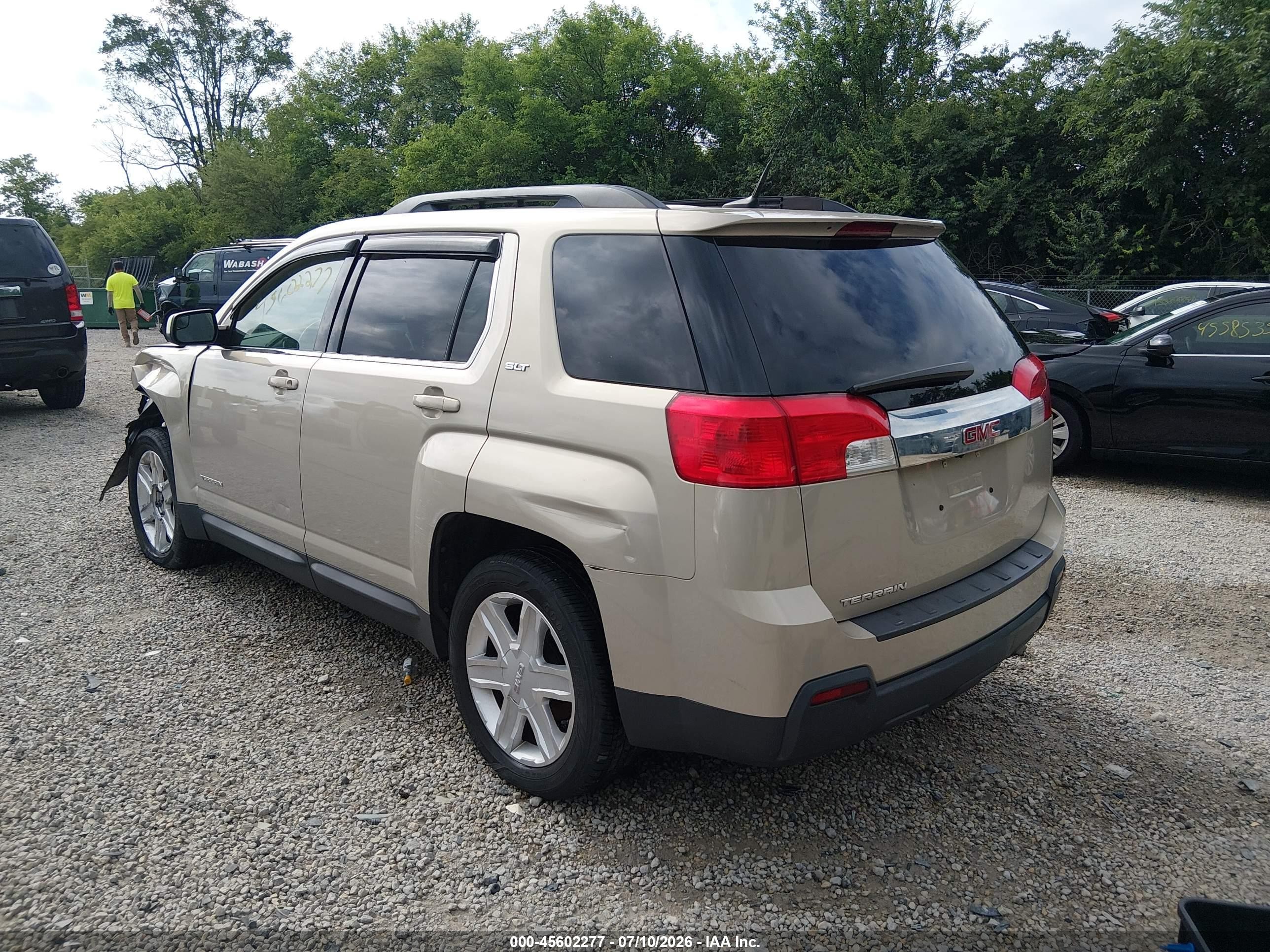 2012 Gmc Terrain Slt-1 Champagne vin: 2GKALUEK3C6286116