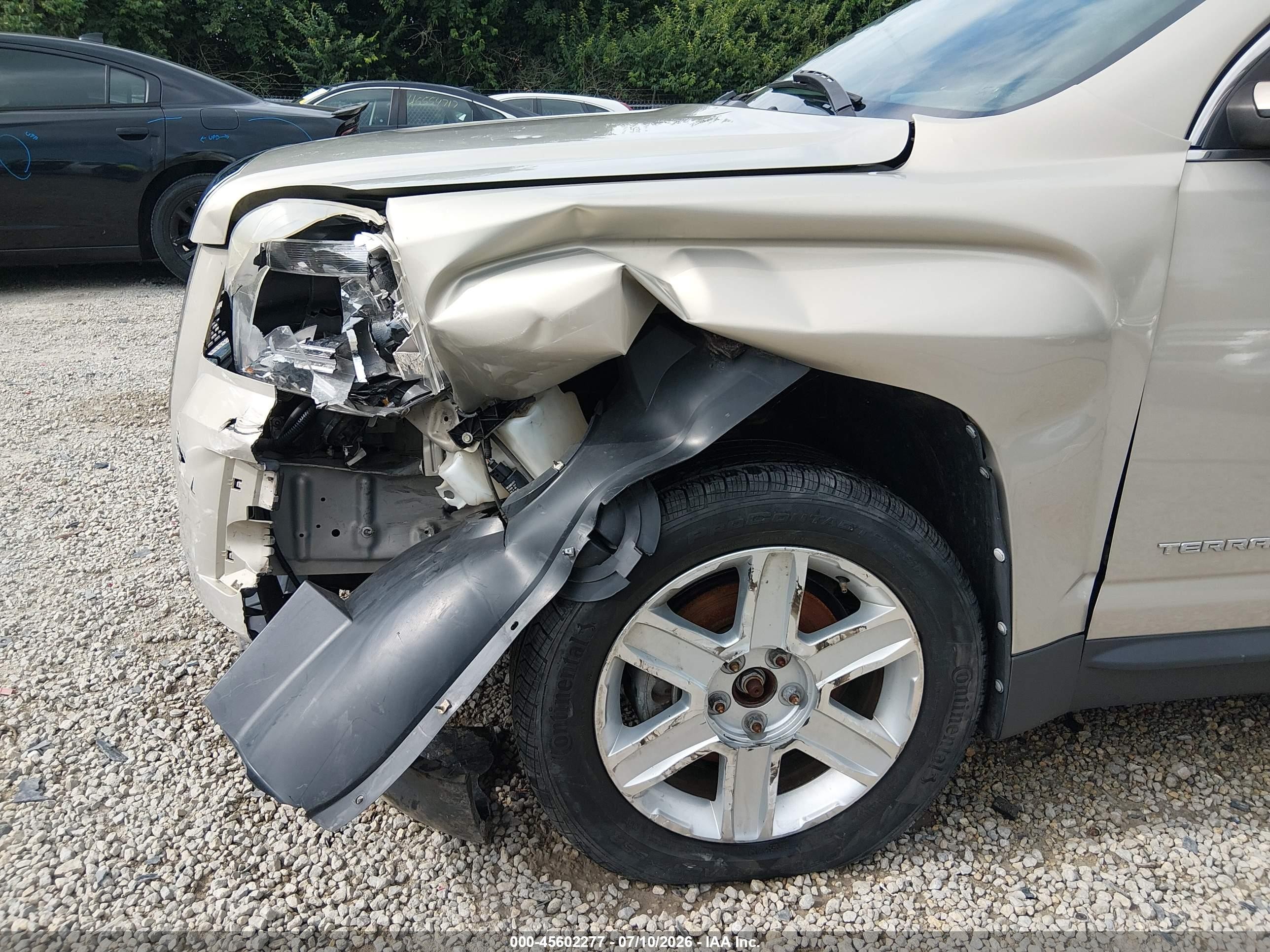2012 Gmc Terrain Slt-1 Champagne vin: 2GKALUEK3C6286116