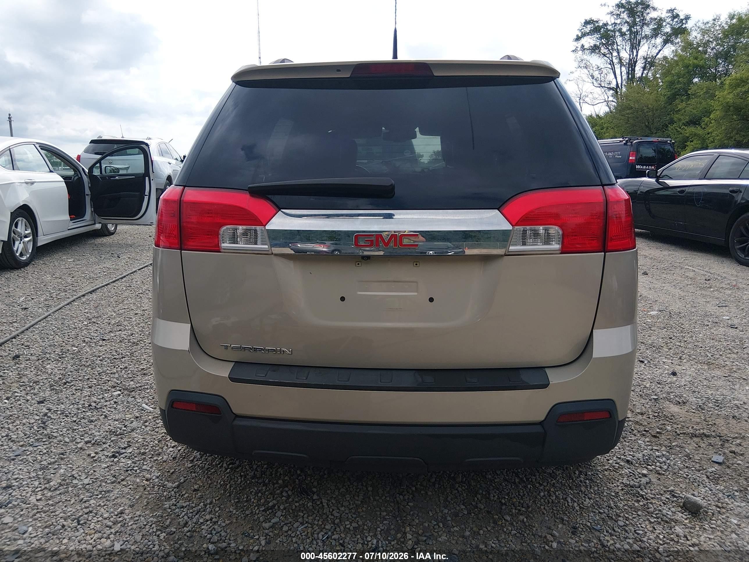 2012 Gmc Terrain Slt-1 Champagne vin: 2GKALUEK3C6286116