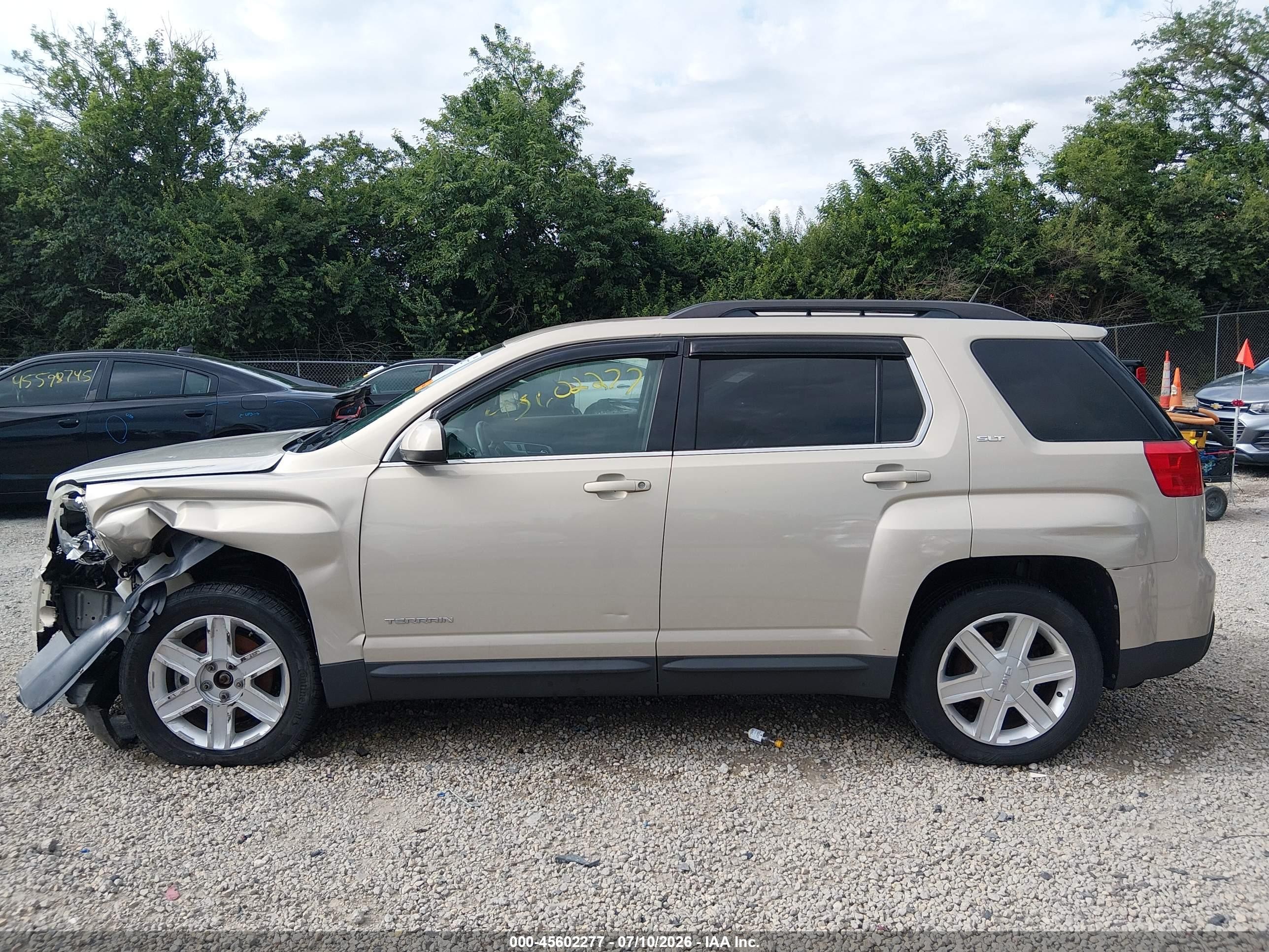 2012 Gmc Terrain Slt-1 Champagne vin: 2GKALUEK3C6286116