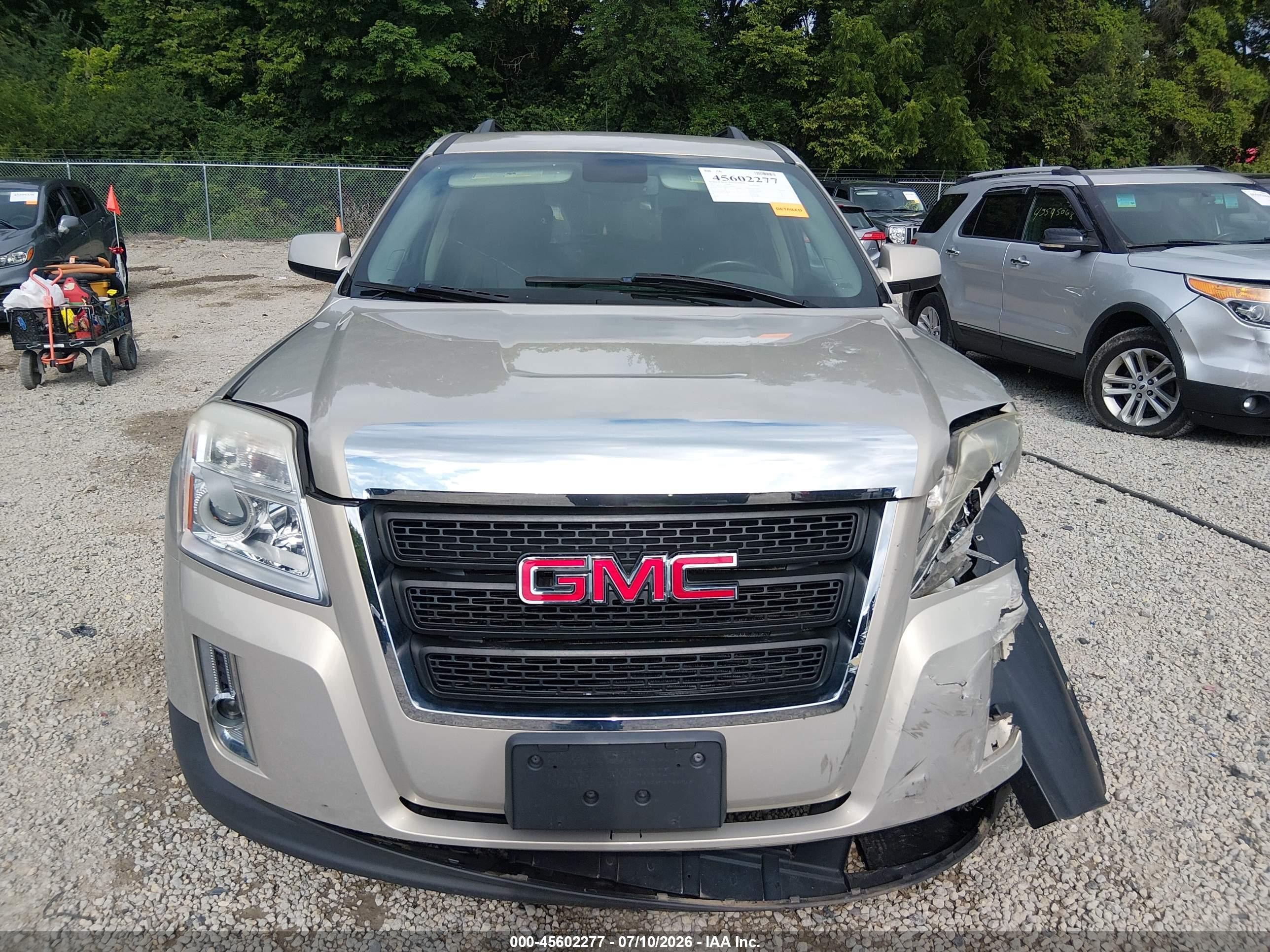 2012 Gmc Terrain Slt-1 Champagne vin: 2GKALUEK3C6286116