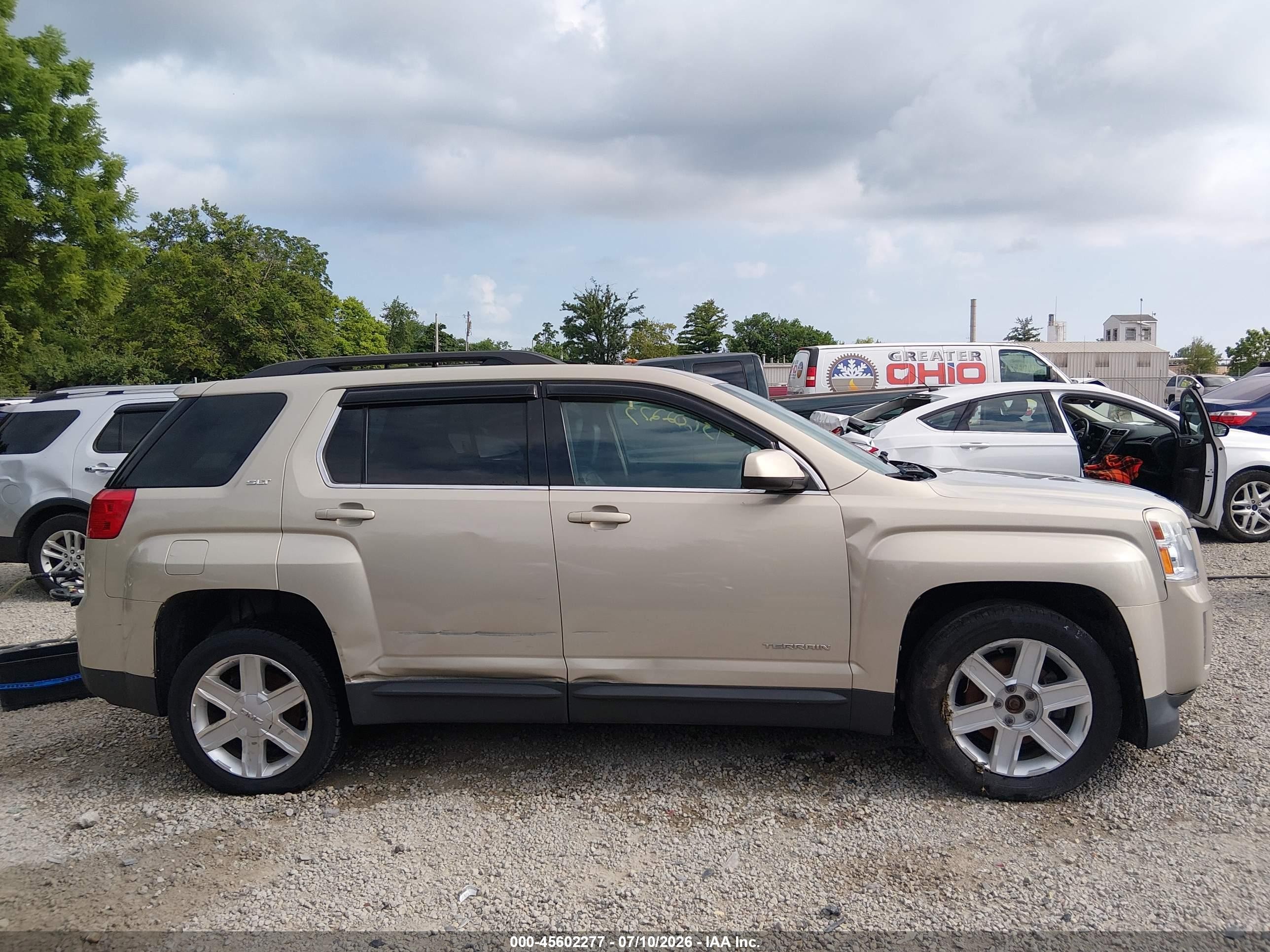 2012 Gmc Terrain Slt-1 Champagne vin: 2GKALUEK3C6286116