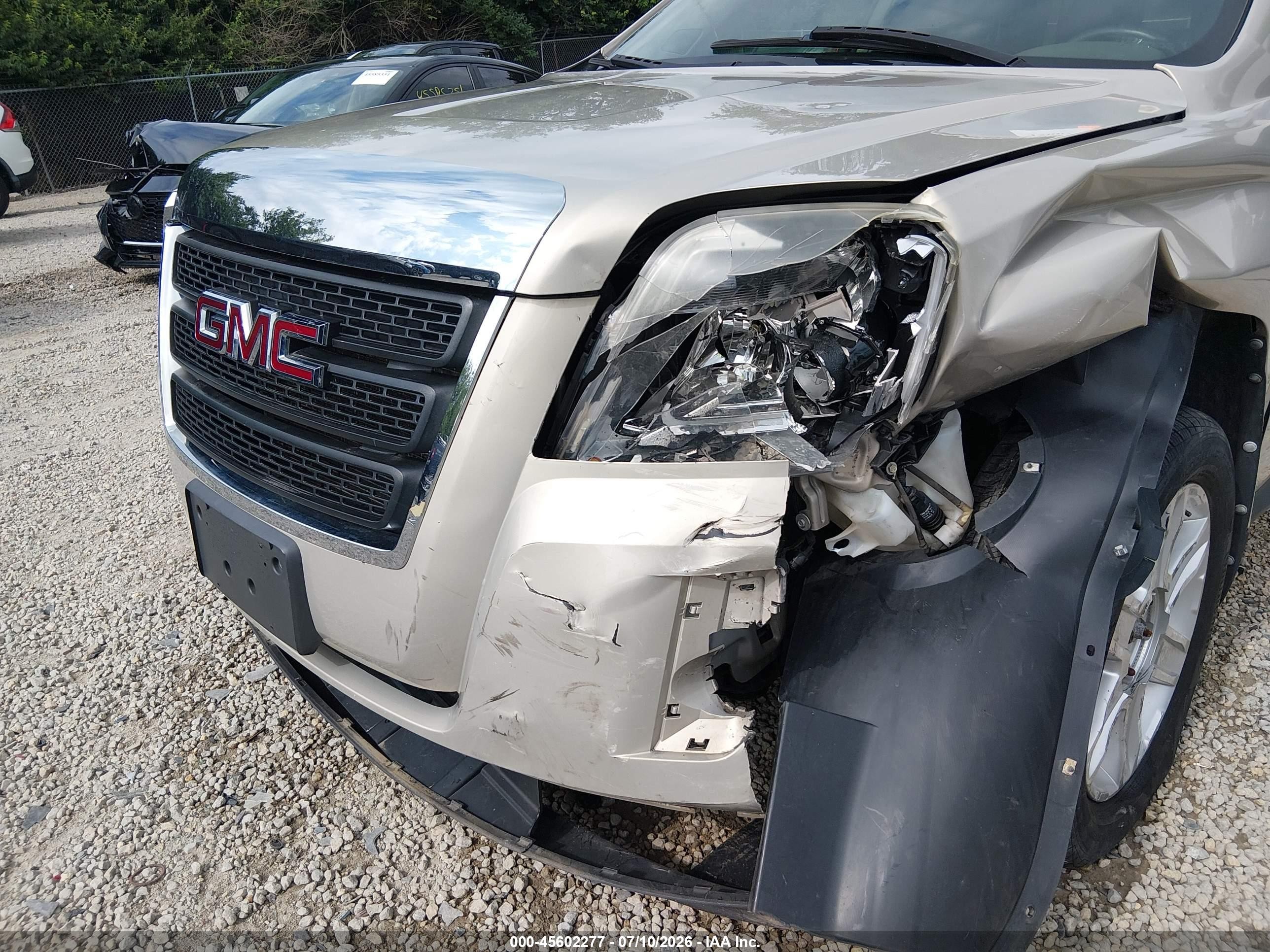2012 Gmc Terrain Slt-1 Champagne vin: 2GKALUEK3C6286116