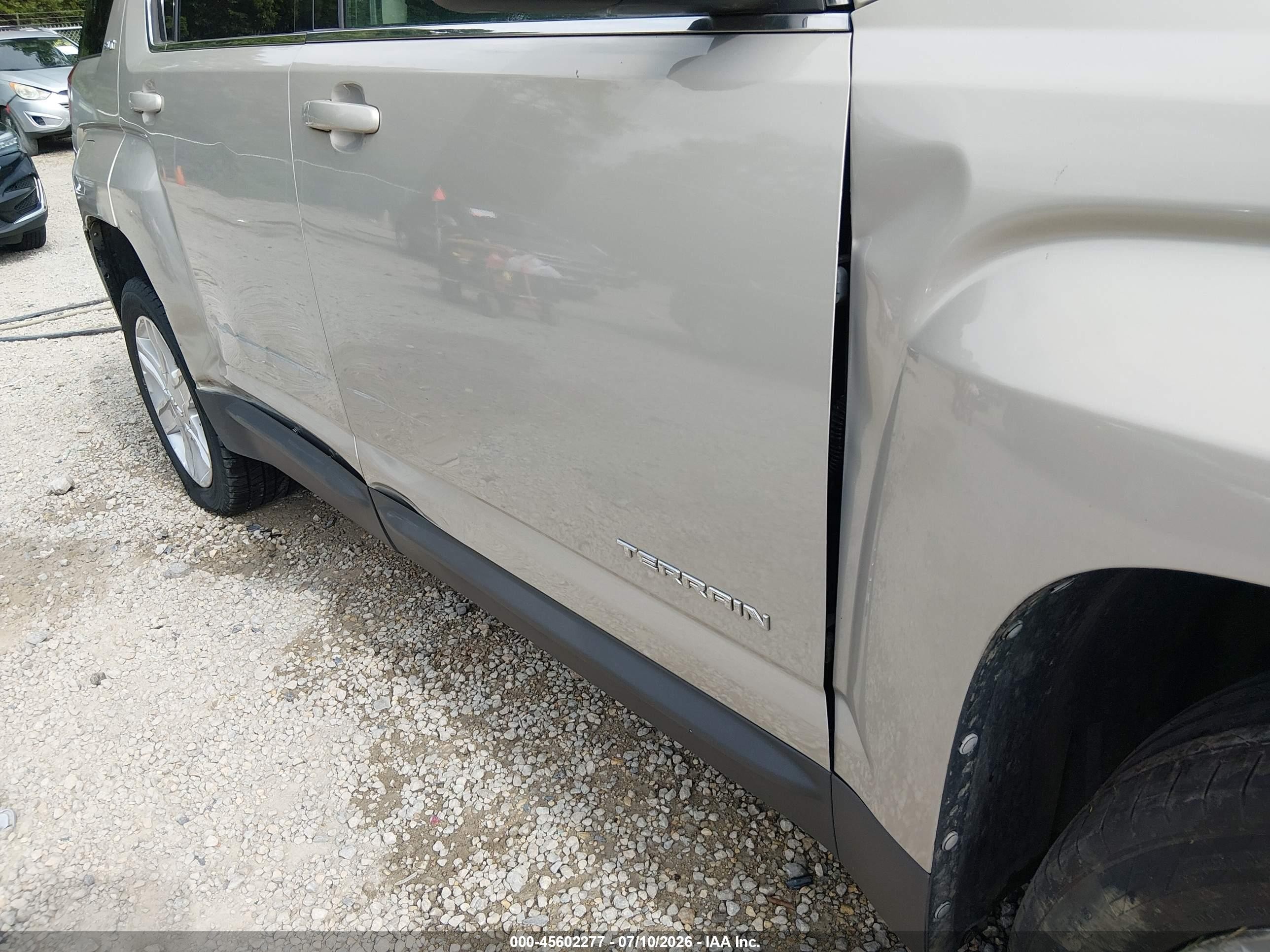 2012 Gmc Terrain Slt-1 Champagne vin: 2GKALUEK3C6286116