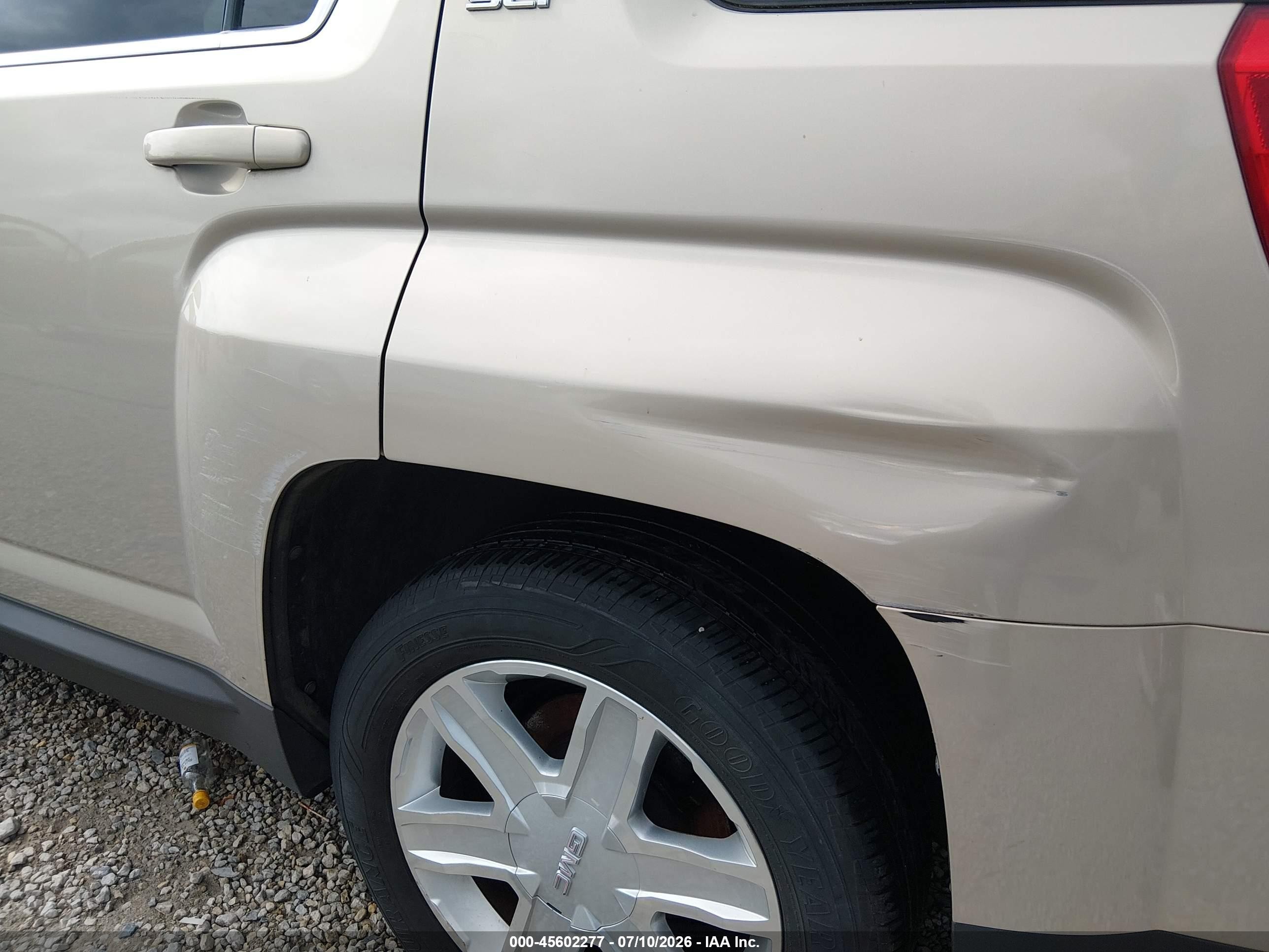 2012 Gmc Terrain Slt-1 Champagne vin: 2GKALUEK3C6286116