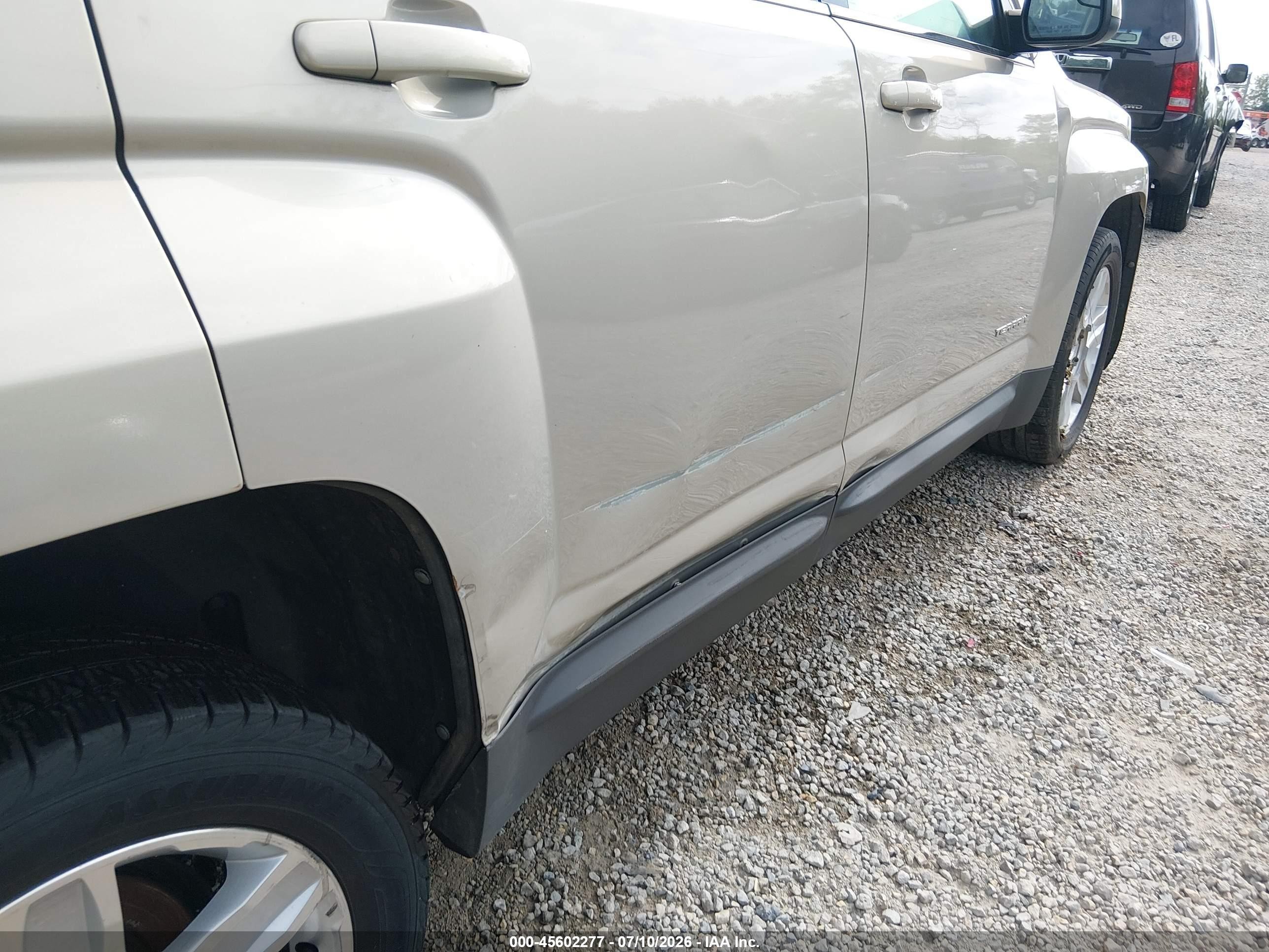 2012 Gmc Terrain Slt-1 Champagne vin: 2GKALUEK3C6286116