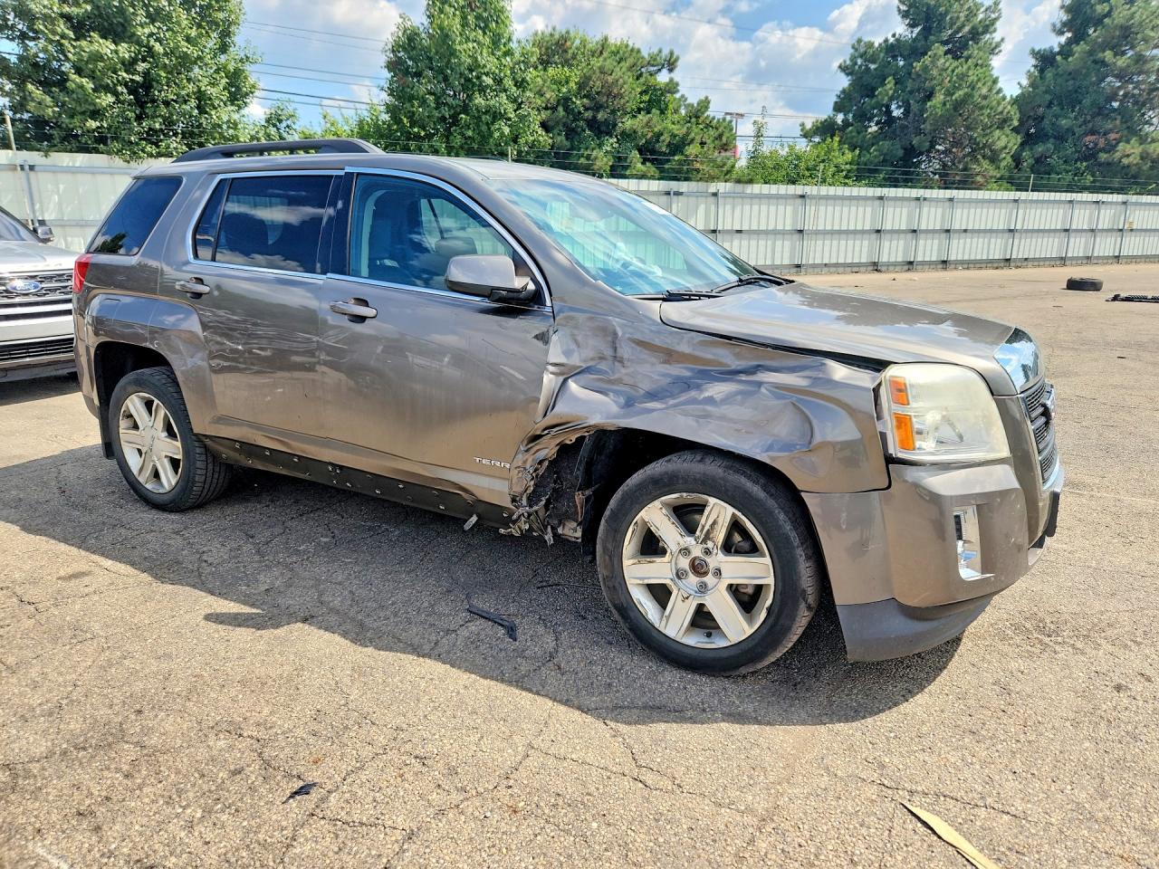 2012 Gmc Terrain Slt Gray vin: 2GKALUEK3C6386653