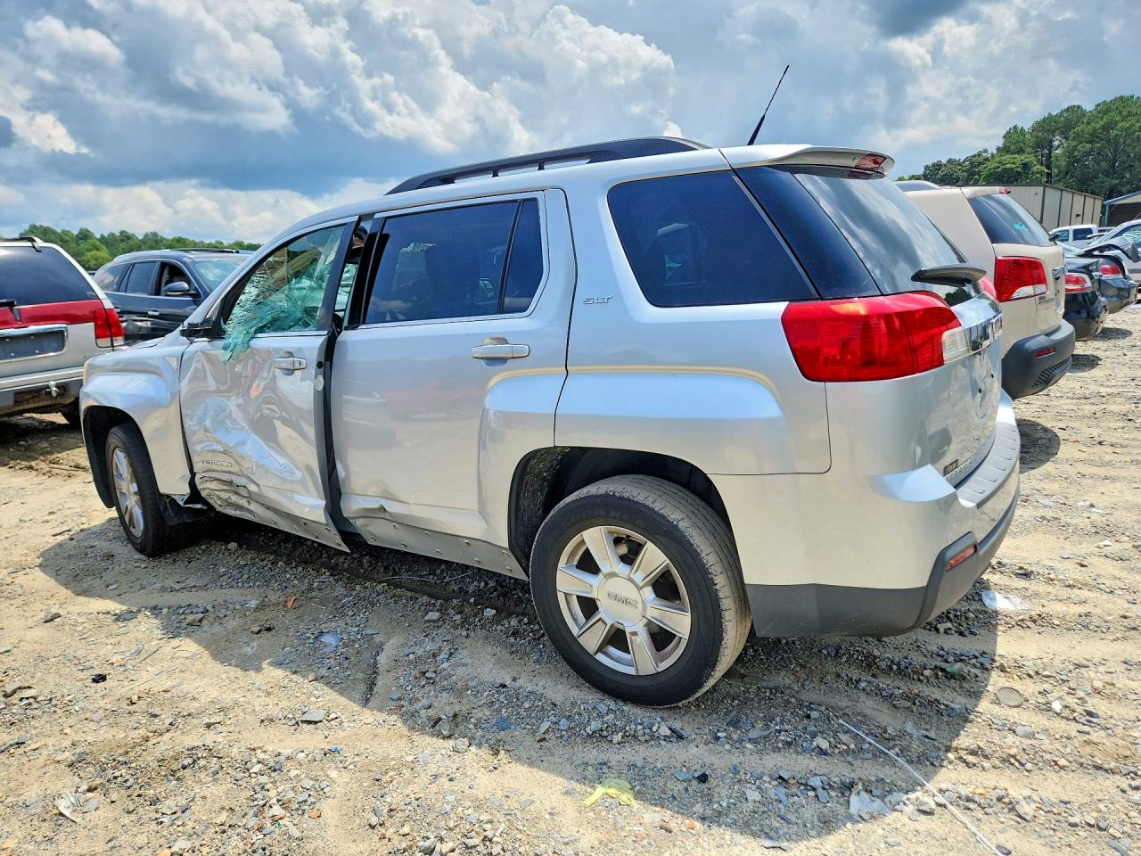 2013 Gmc Terrain Slt Silver vin: 2GKALUEK3D6145645