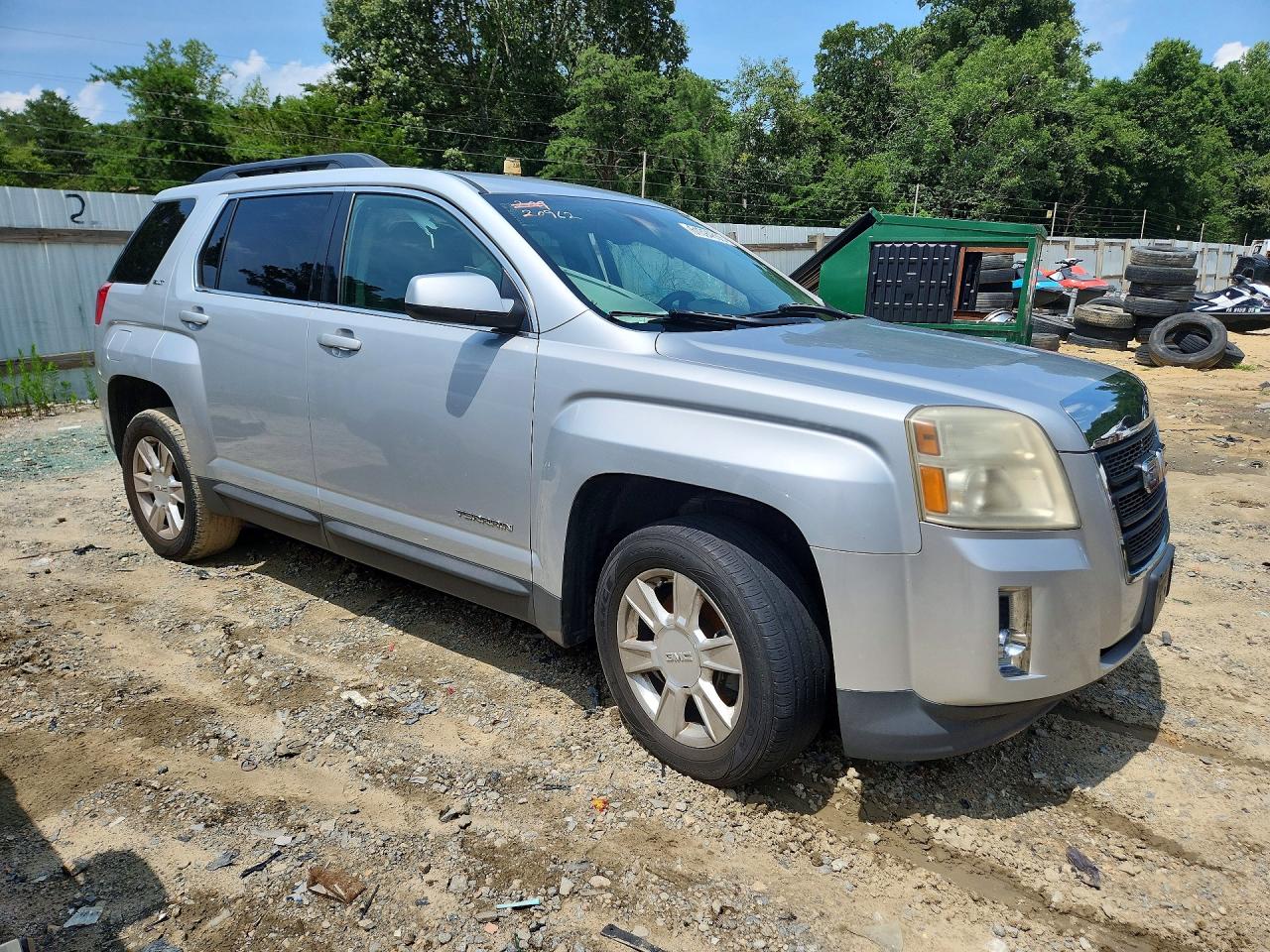 2013 Gmc Terrain Slt Silver vin: 2GKALUEK3D6145645