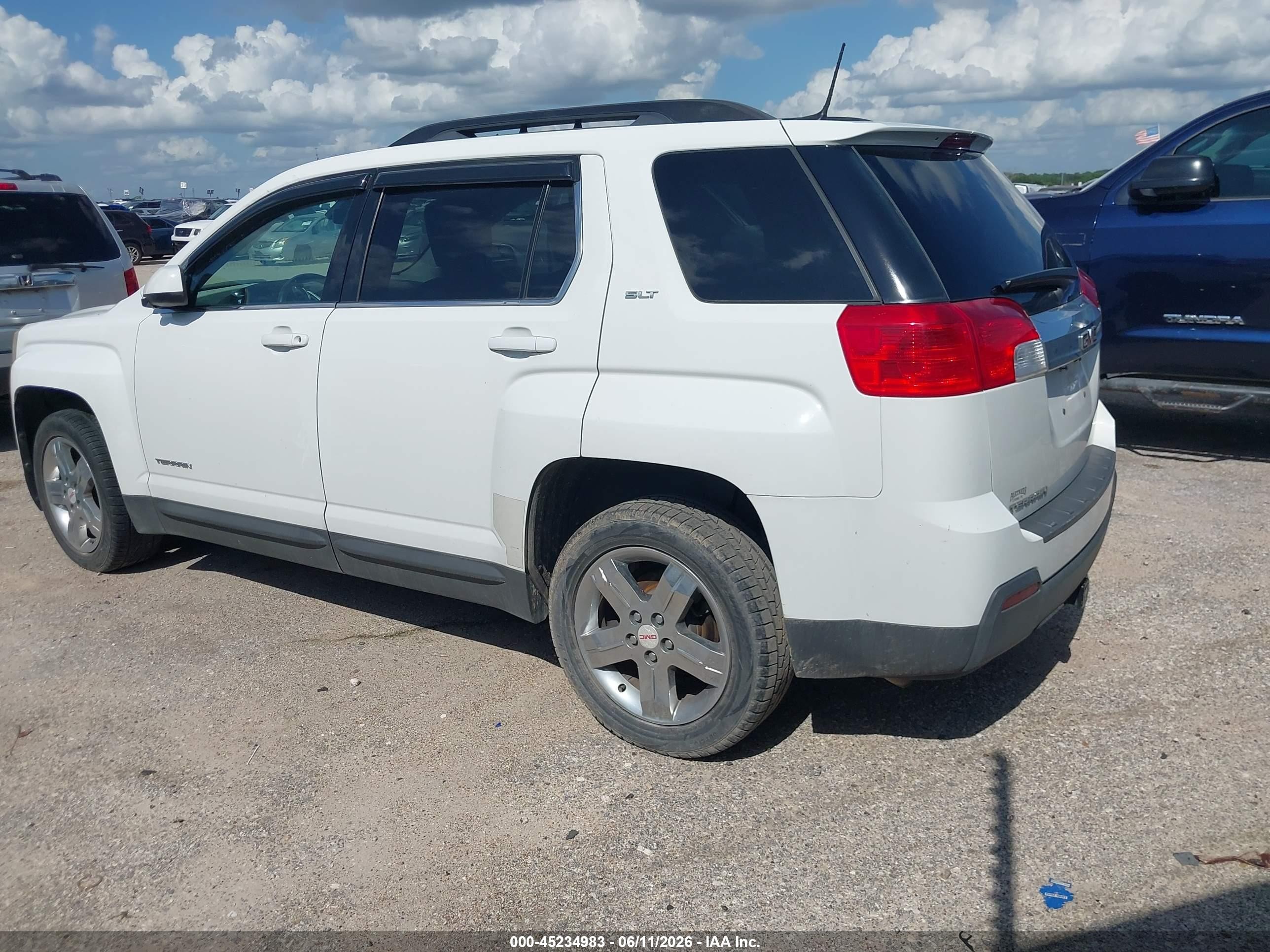 2013 Gmc Terrain Slt-1 White vin: 2GKALUEK3D6328981