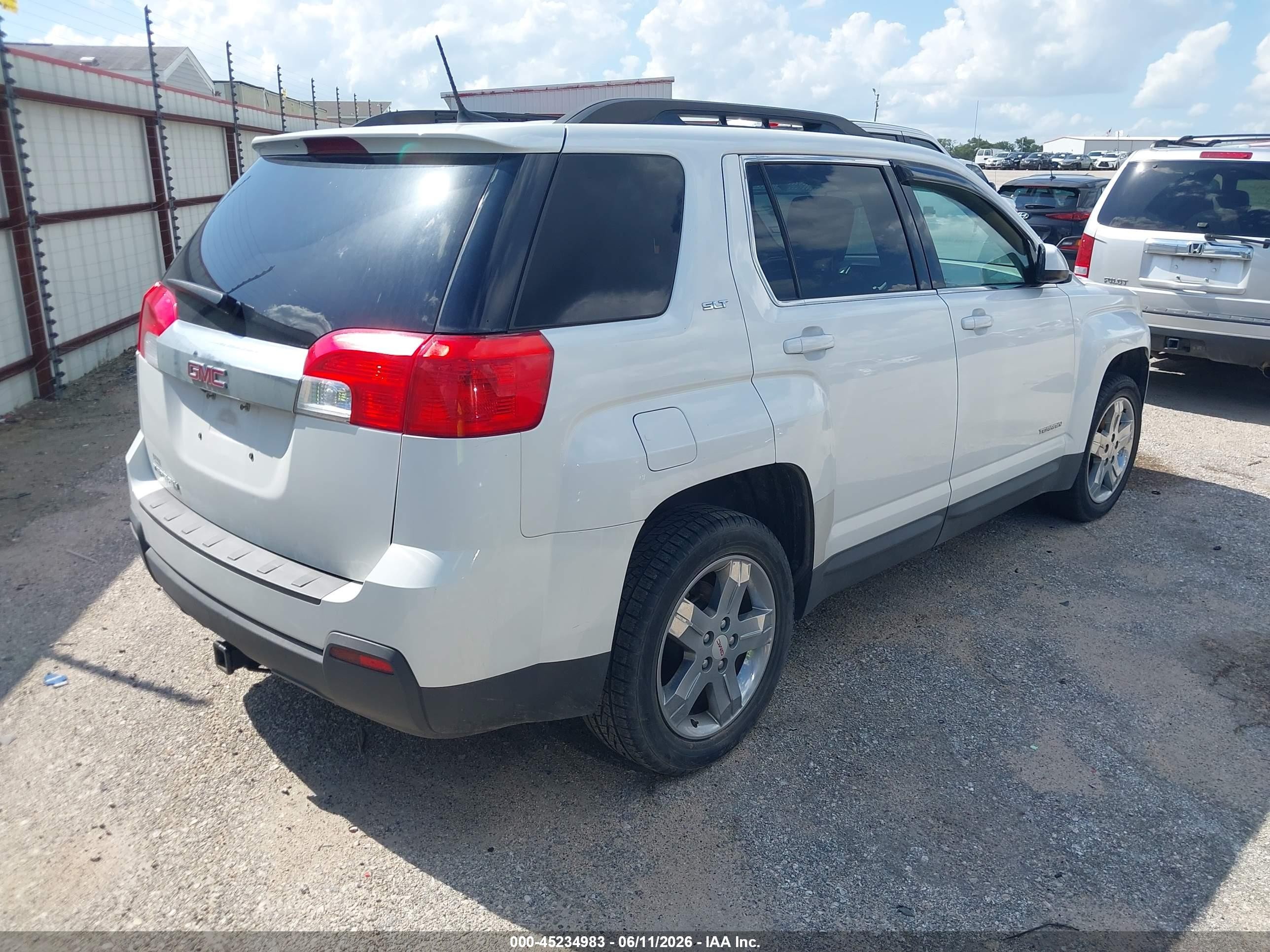 2013 Gmc Terrain Slt-1 White vin: 2GKALUEK3D6328981