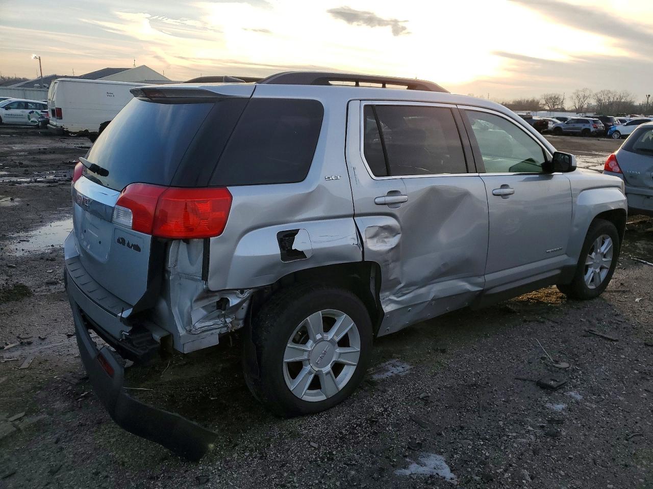 2013 Gmc Terrain Slt Silver vin: 2GKALUEK3D6335123