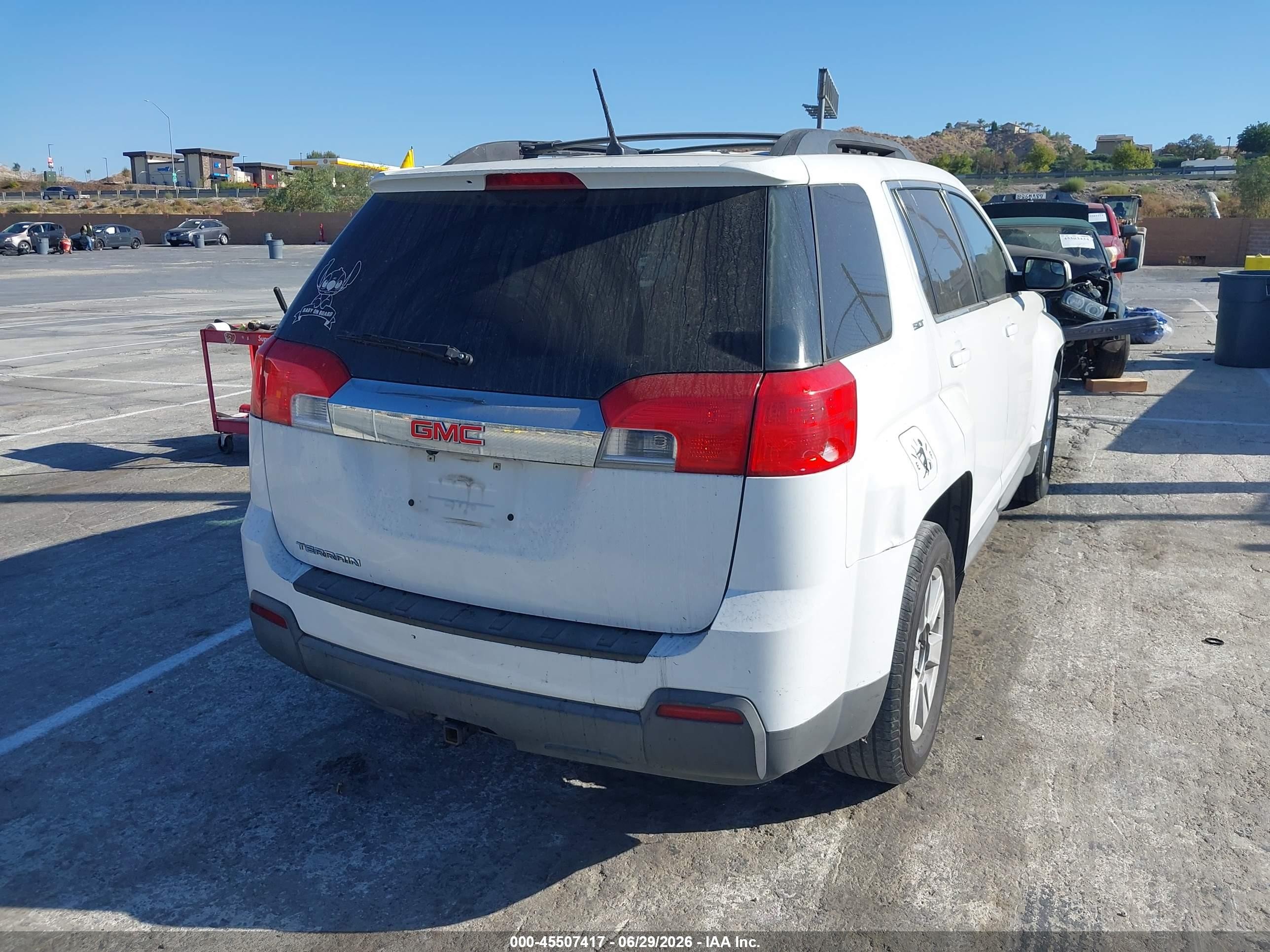 2013 Gmc Terrain Slt-1 White vin: 2GKALUEK3D6349118