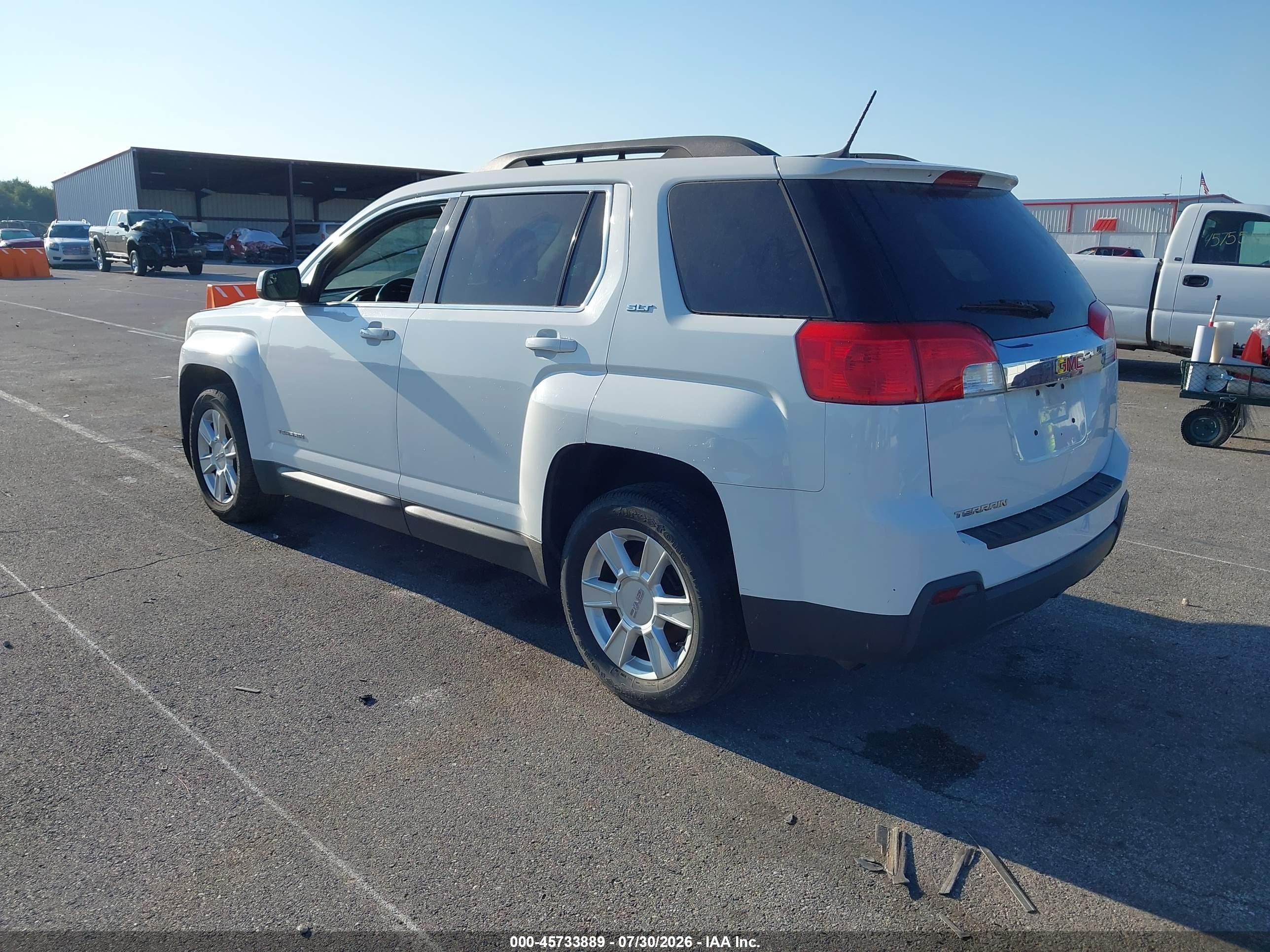 2013 Gmc Terrain Slt-1 White vin: 2GKALUEK3D6371264