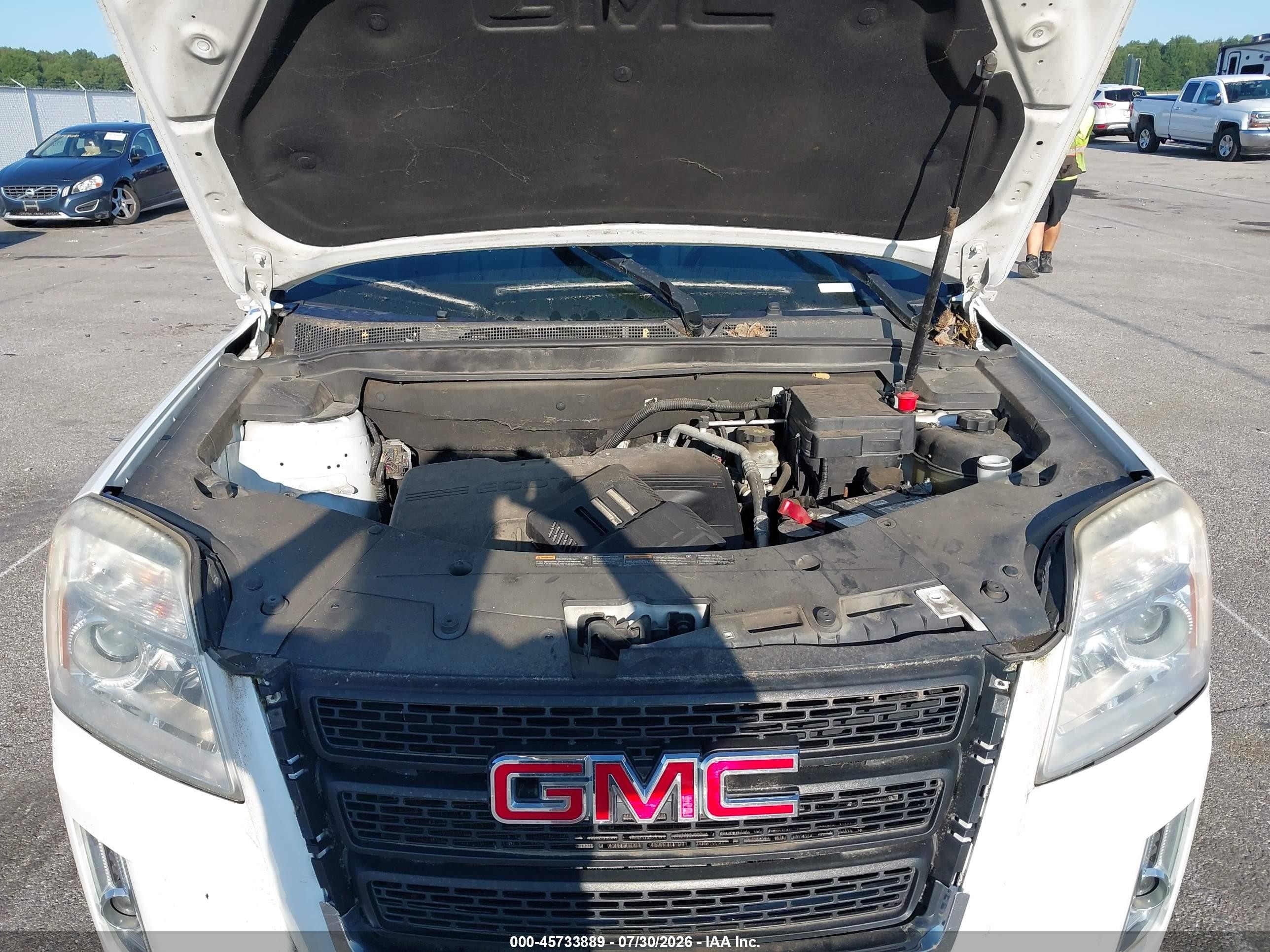 2013 Gmc Terrain Slt-1 White vin: 2GKALUEK3D6371264