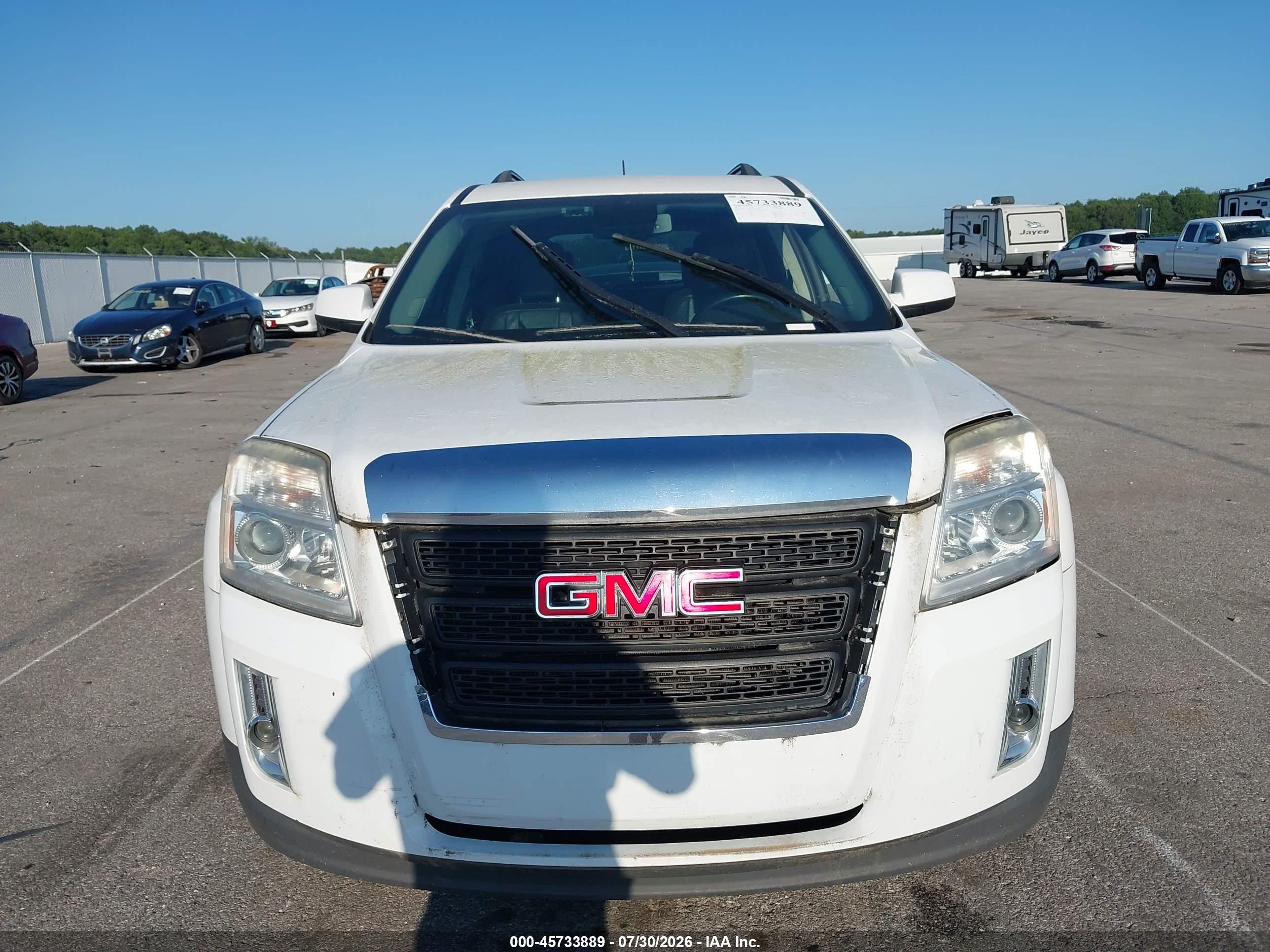 2013 Gmc Terrain Slt-1 White vin: 2GKALUEK3D6371264