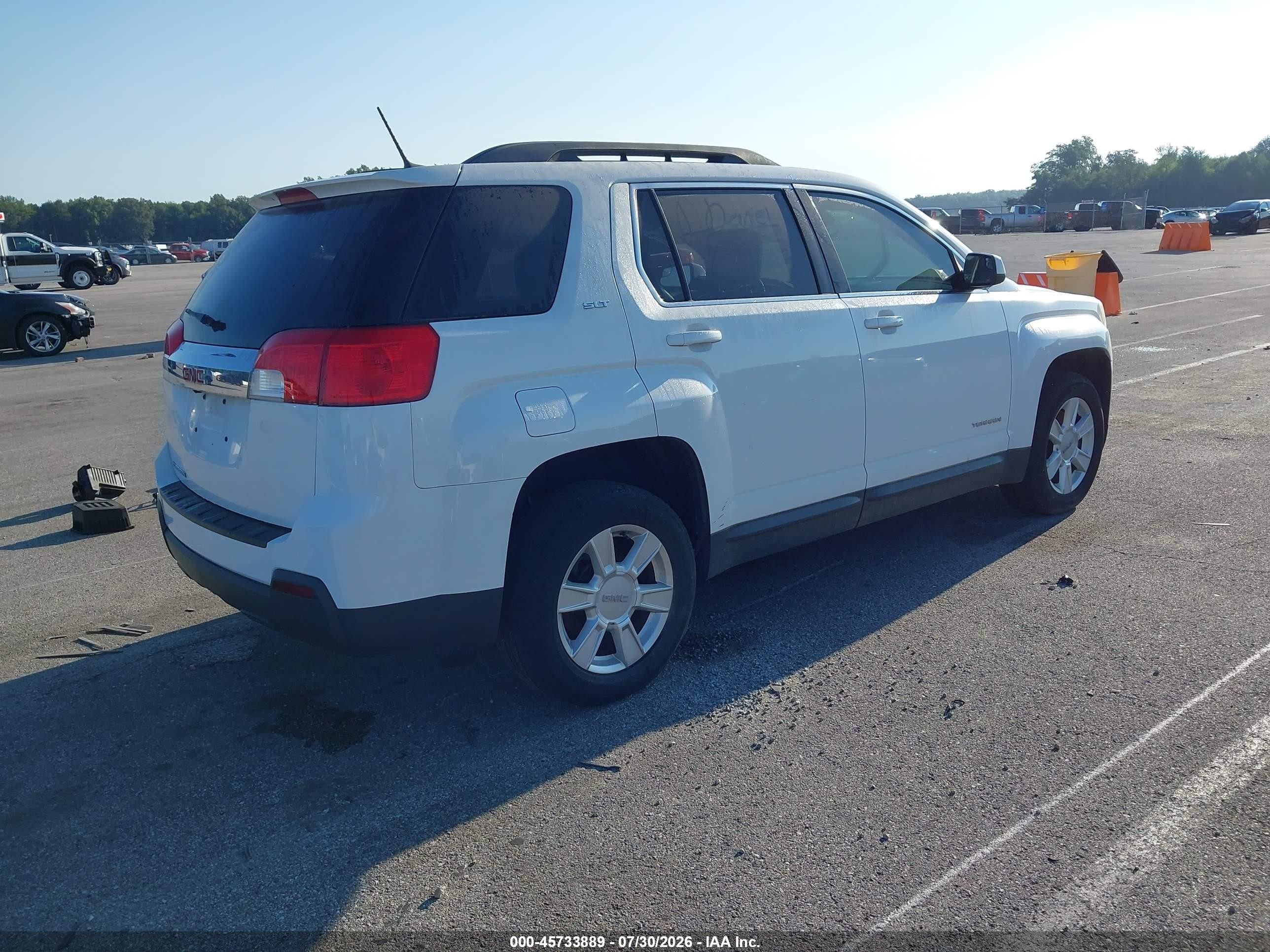 2013 Gmc Terrain Slt-1 White vin: 2GKALUEK3D6371264