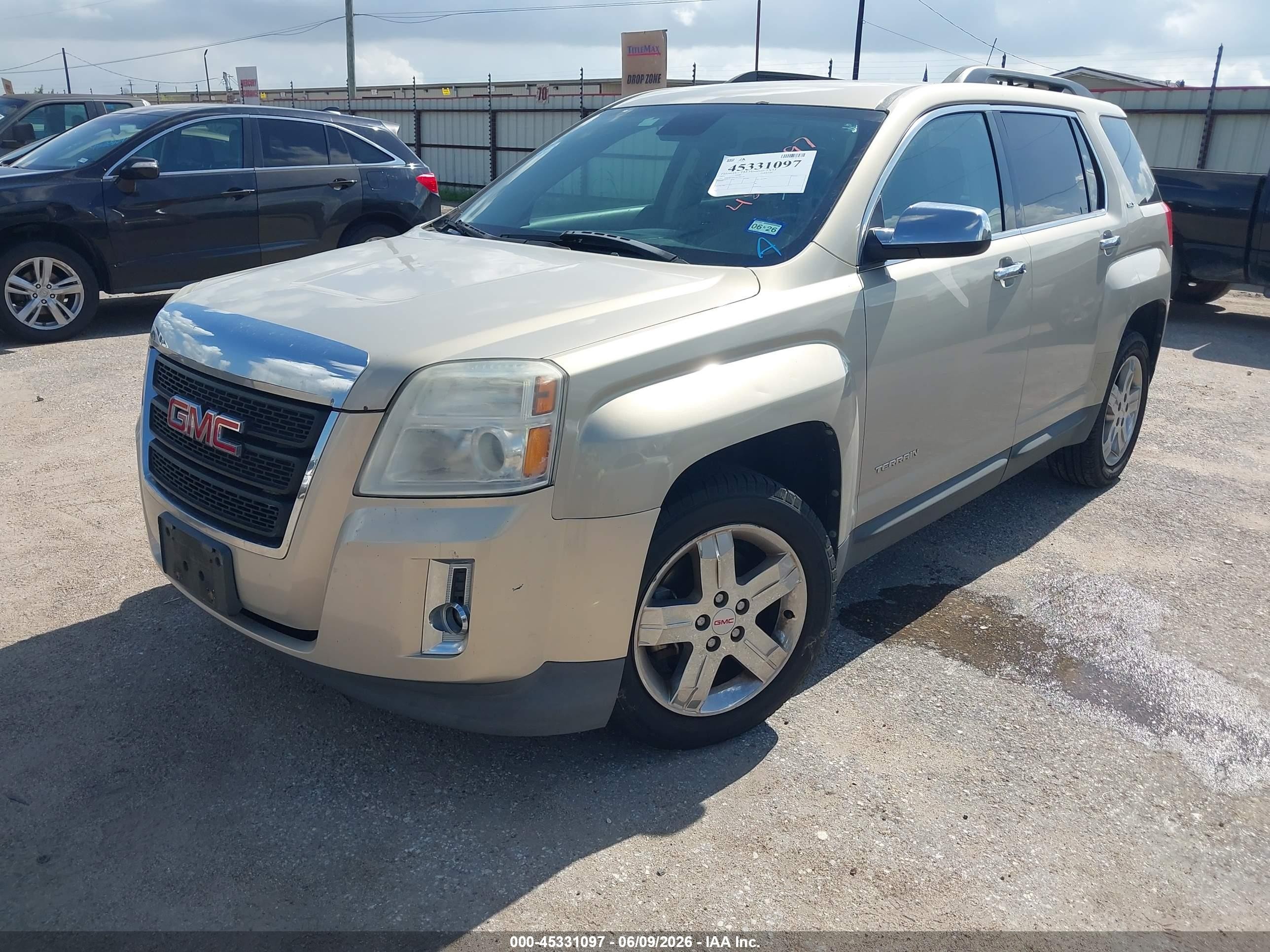 2012 Gmc Terrain Slt-1 Gold vin: 2GKALUEK4C6302159